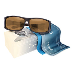 Überzieh-Sonnenbrille Classic, Herren , Schildpatt , Brillenträger Herren Kategorie 3 Lotus-Effekt Polarisiert Unisex UV400 Überzieh-Sonnenbrille