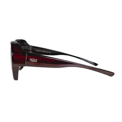 Überzieh-Sonnenbrille Hera, Damen , Braun , Brillenträger Damen Kategorie 3 Lotus-Effekt Polarisiert Unisex UV400 Überzieh-Sonnenbrille