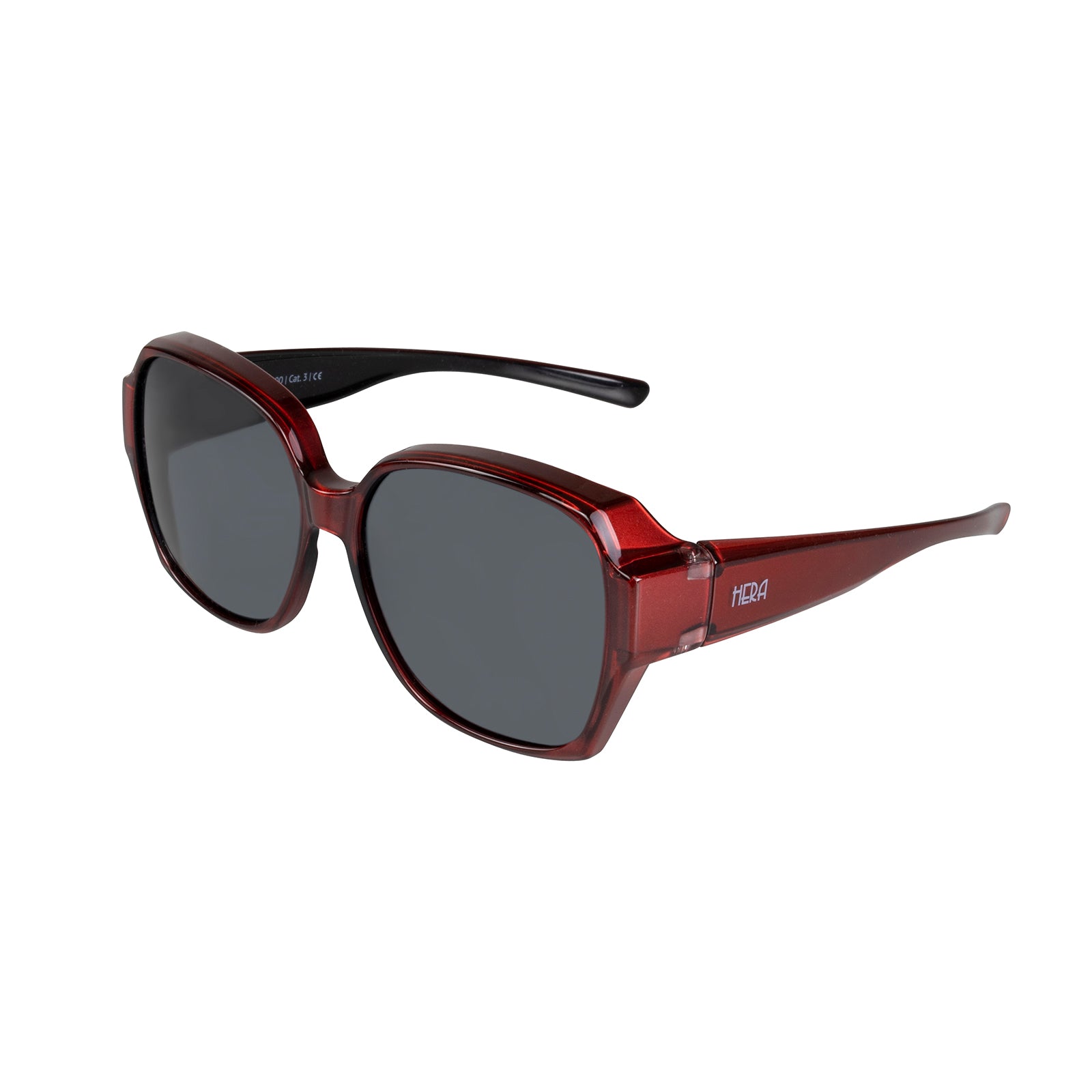 Überzieh-Sonnenbrille Hera, Damen , Rot , Brillenträger Damen Lotus-Effekt Polarisiert Unisex UV400 Überzieh-Sonnenbrille