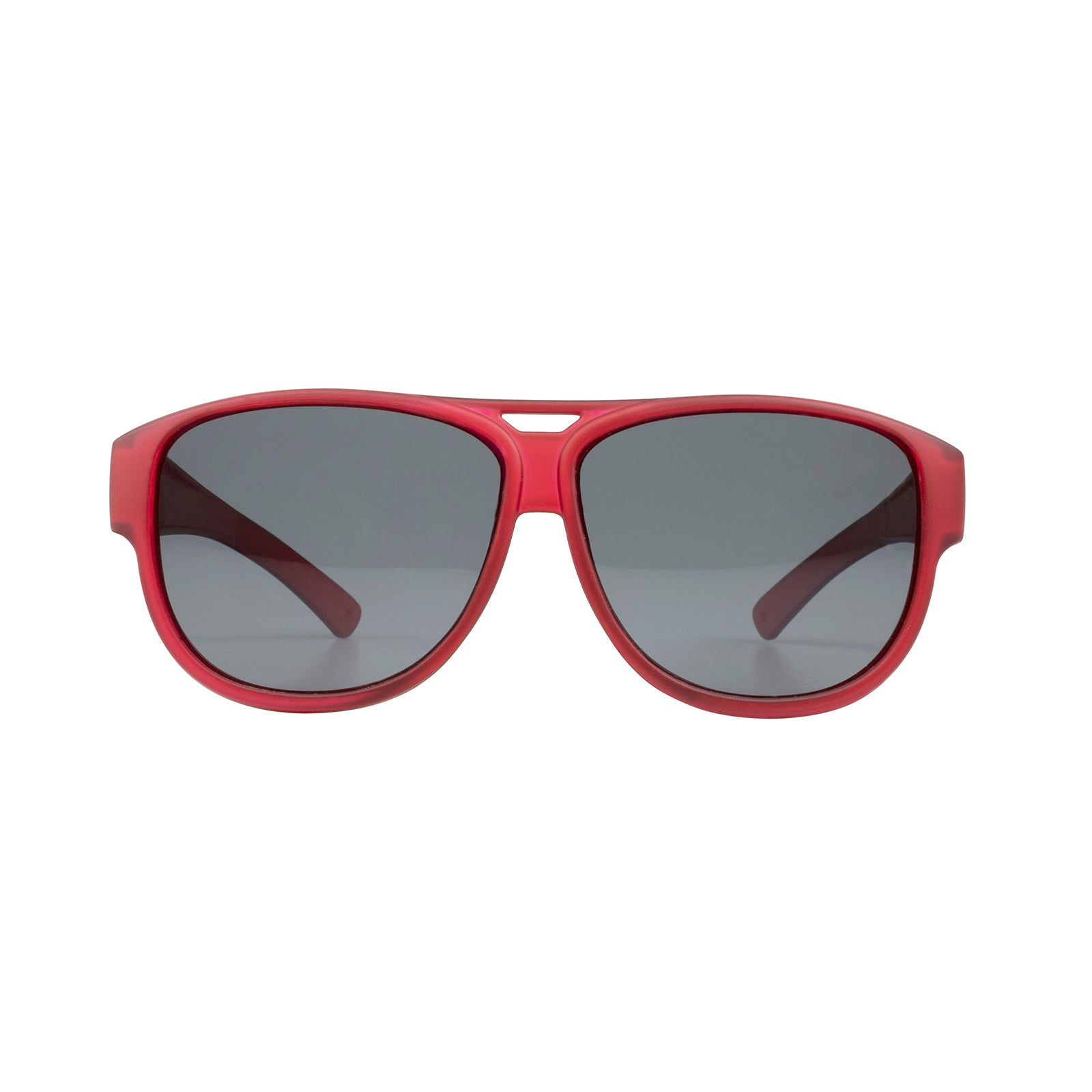 Überzieh-Sonnenbrille El Pavana, für Brillenträger , Rot , Brillenträger Damen Herren Unisex Überzieh-Sonnenbrille