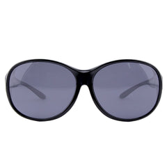 Überzieh-Sonnenbrille Mega, Damen , Schwarz , Brillenträger Damen Kategorie 3 Lotus-Effekt Polarisiert UV400 Überzieh-Sonnenbrille