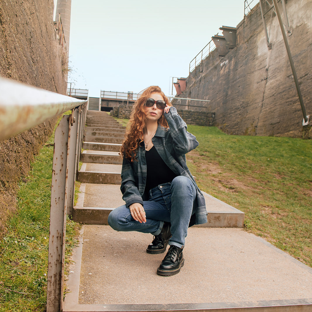 Überzieh-Sonnenbrille Mega, Damen , Schwarz , Brillenträger Damen Lotus-Effekt Polarisiert UV400 Überzieh-Sonnenbrille