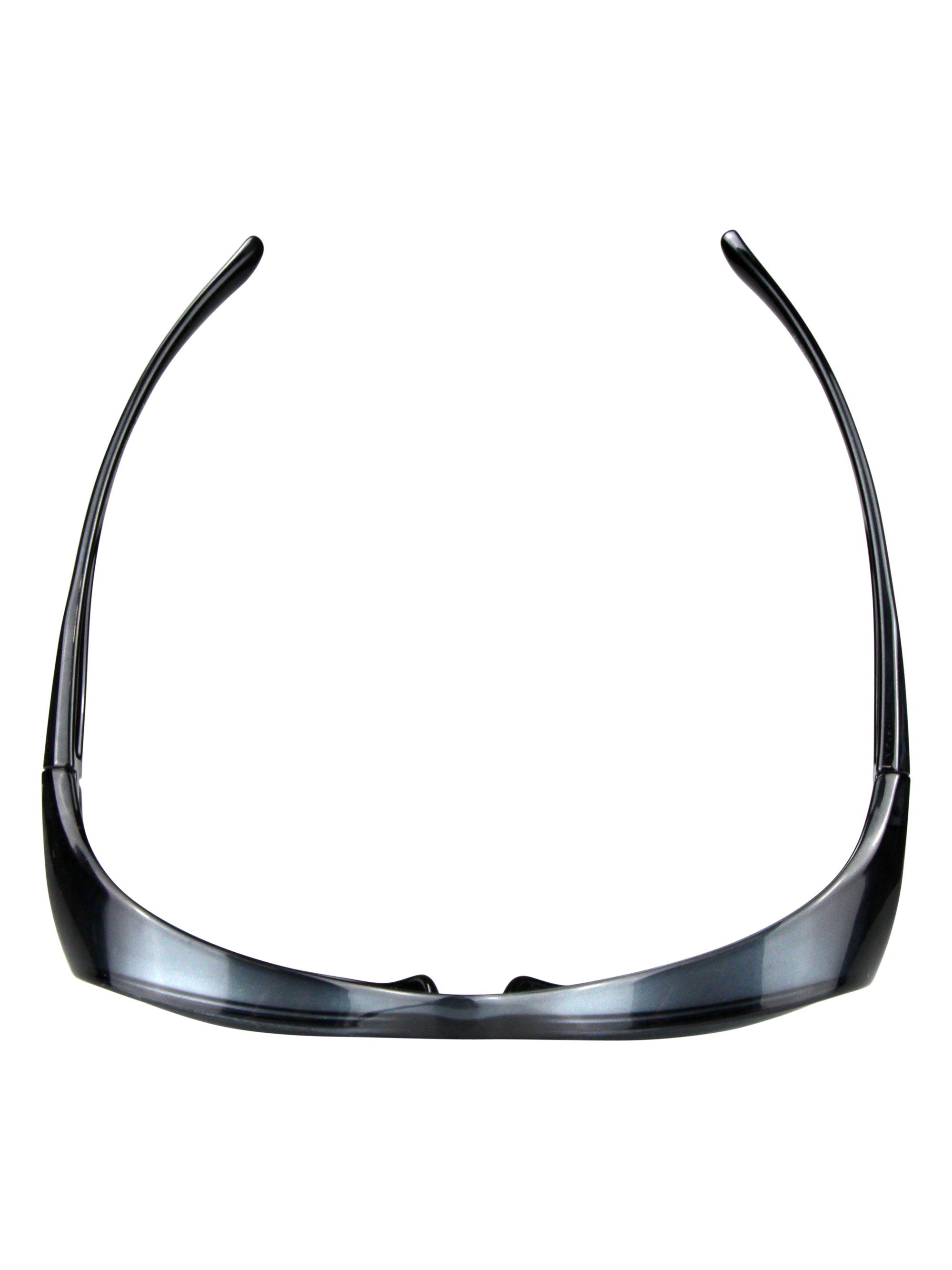 Überzieh-Sonnenbrille Mega, Damen , Schwarz Verspiegelt , Brillenträger Damen Lotus-Effekt Polarisiert UV400 Überzieh-Sonnenbrille