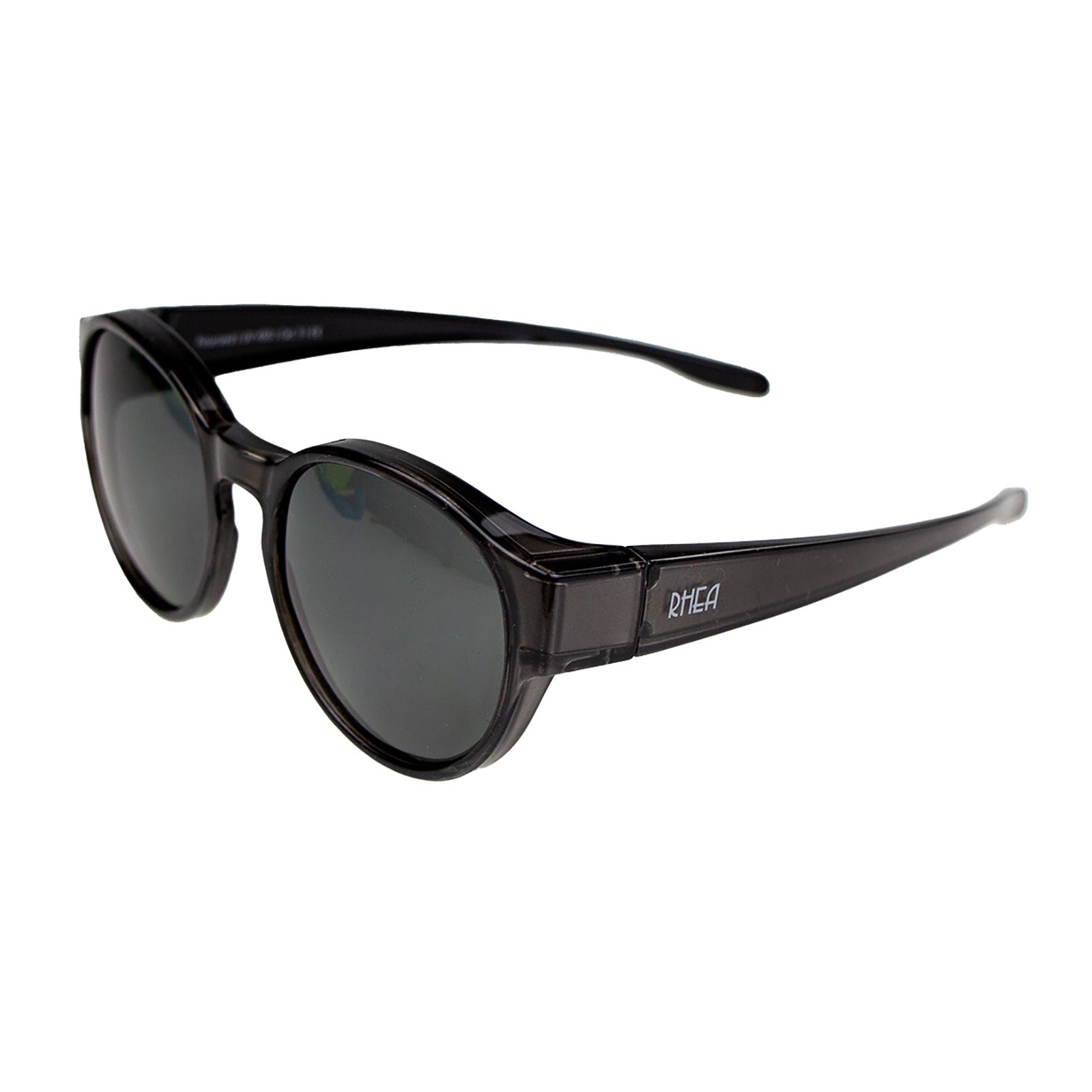 Überzieh-Sonnenbrille Rhea, für Brillenträger , Anthrazit , Brillenträger Damen Herren Lotus-Effekt Polarisiert Unisex UV400 Überzieh-Sonnenbrille