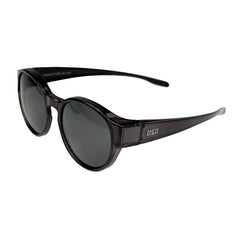 Überzieh-Sonnenbrille Rhea, für Brillenträger , Anthrazit , Brillenträger Damen Herren Lotus-Effekt Polarisiert Unisex UV400 Überzieh-Sonnenbrille