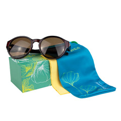Überzieh-Sonnenbrille Rhea, für Brillenträger , Braun , Brillenträger Damen Herren Lotus-Effekt Polarisiert Unisex UV400 Überzieh-Sonnenbrille
