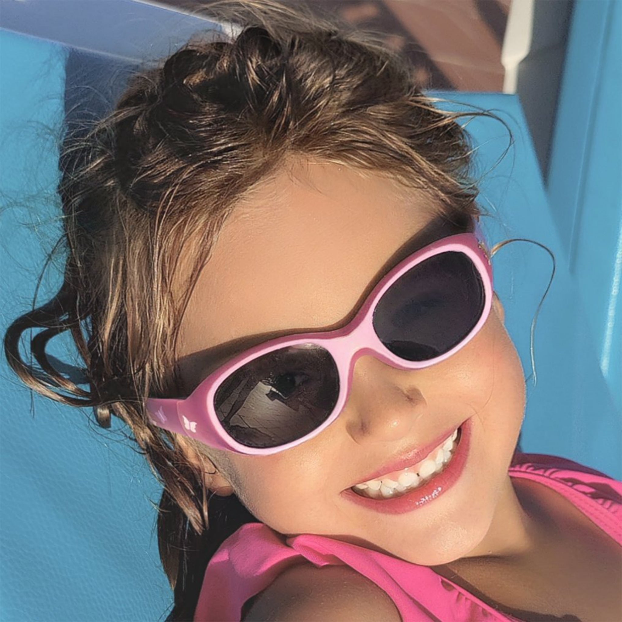 Kids Kinder-Sonnenbrille, 2 – 6 Jahre , Butterfly , HYTREL Jungen Kleinkind Lotus-Effekt Mädchen Polarisiert UV400