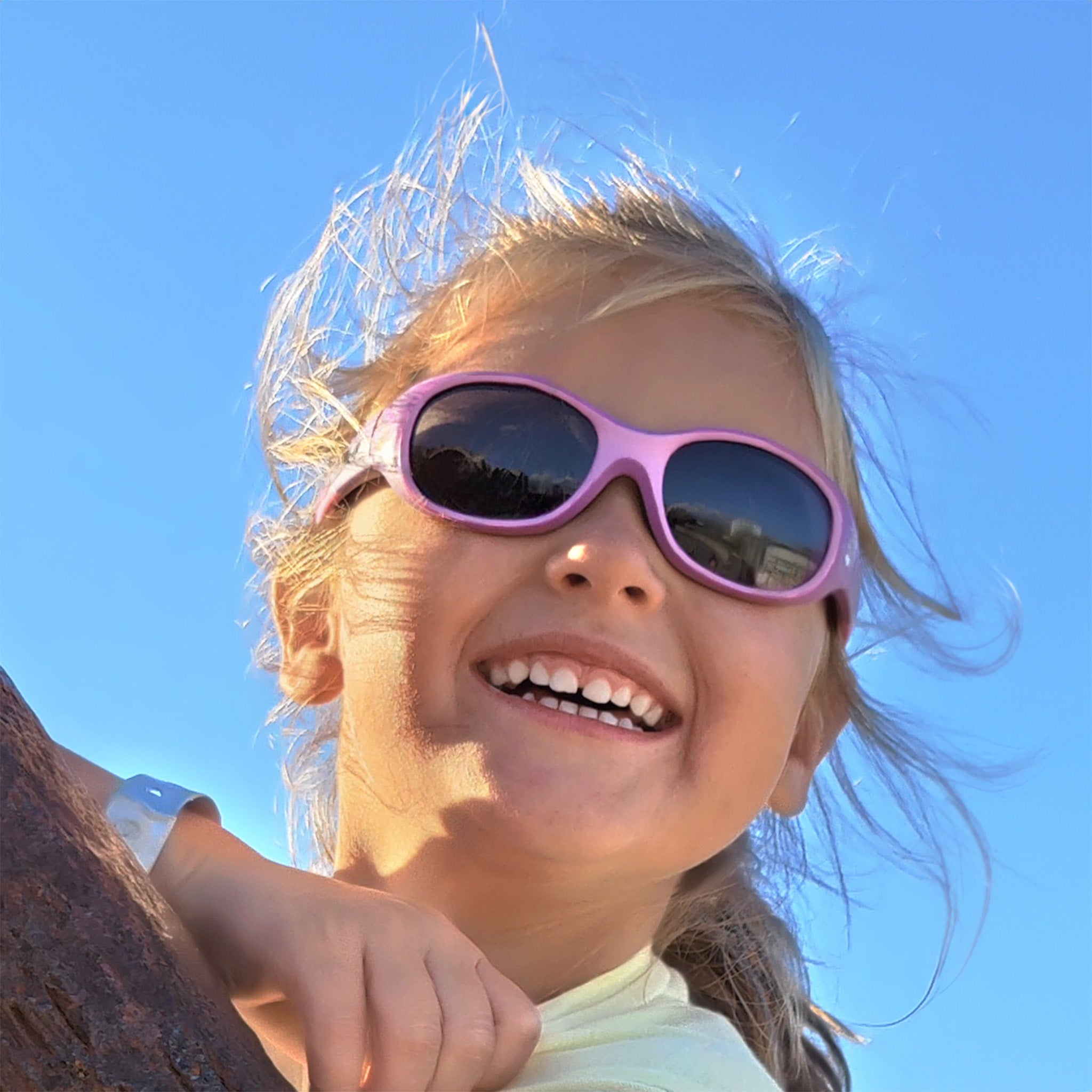 Kids Kinder-Sonnenbrille, 2 – 6 Jahre , Butterfly , HYTREL Jungen Kleinkind Lotus-Effekt Mädchen Polarisiert UV400