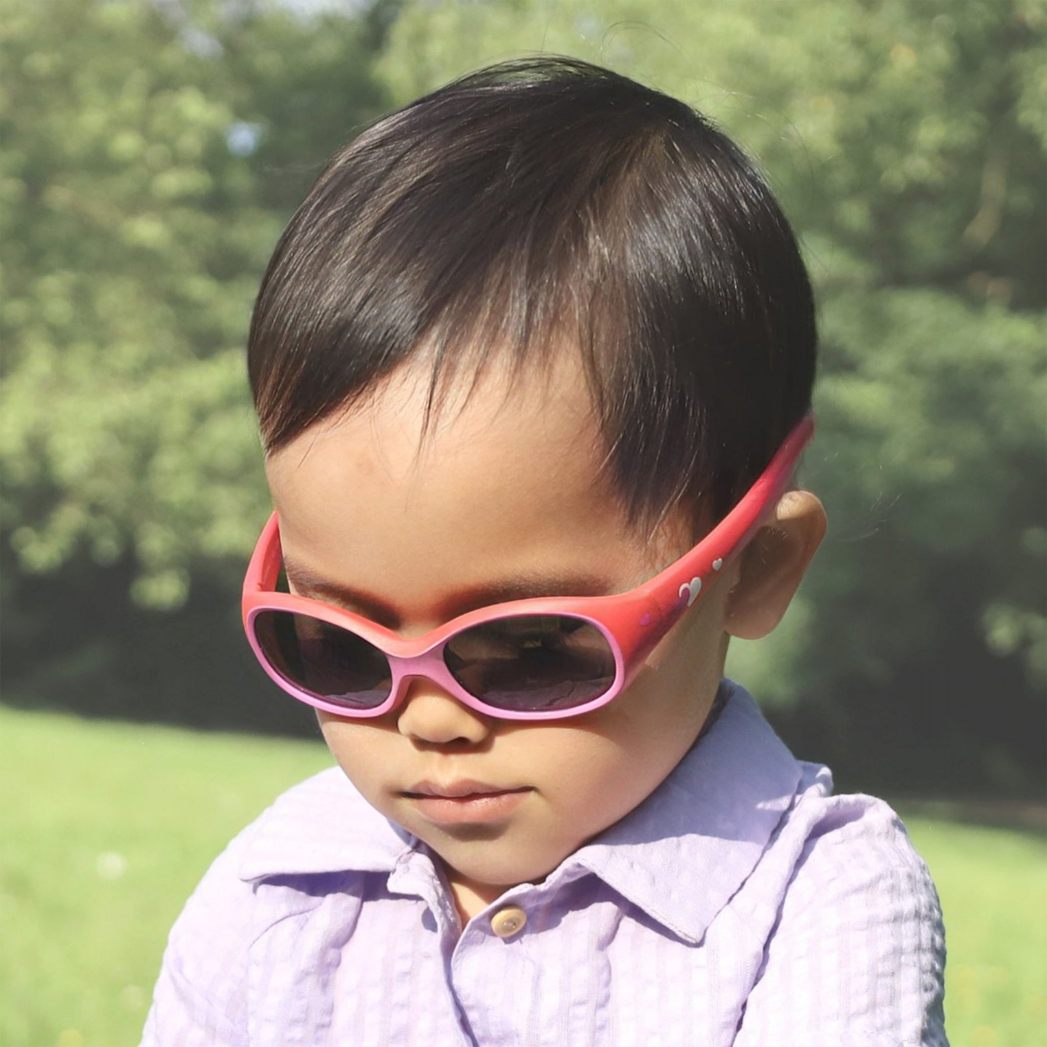 Kids Kinder-Sonnenbrille, 2 – 6 Jahre , Hearts , HYTREL Jungen Kleinkind Lotus-Effekt Mädchen Polarisiert UV400