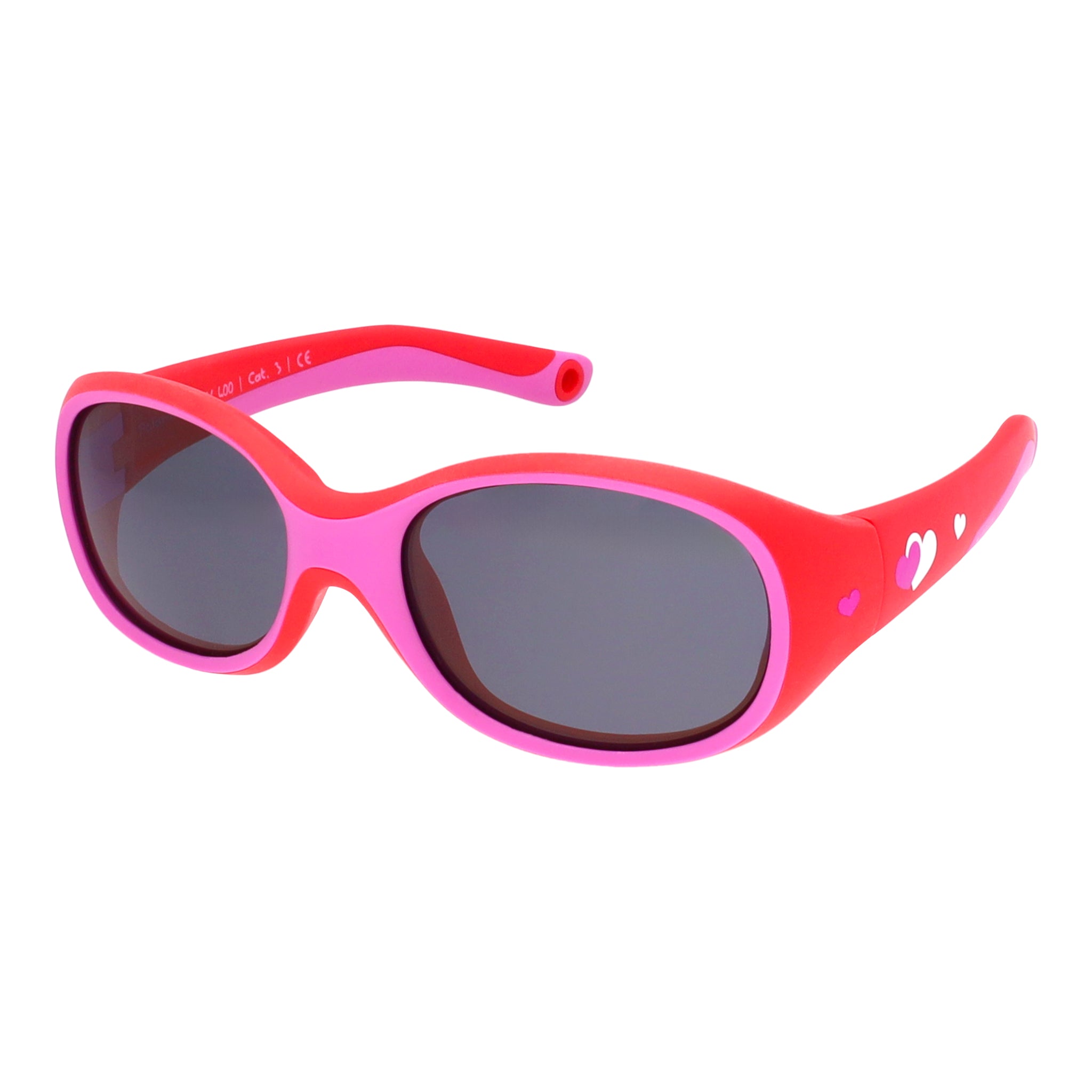 Kids Kinder-Sonnenbrille, 2 – 6 Jahre , Hearts , HYTREL Jungen Kleinkind Lotus-Effekt Mädchen Polarisiert UV400