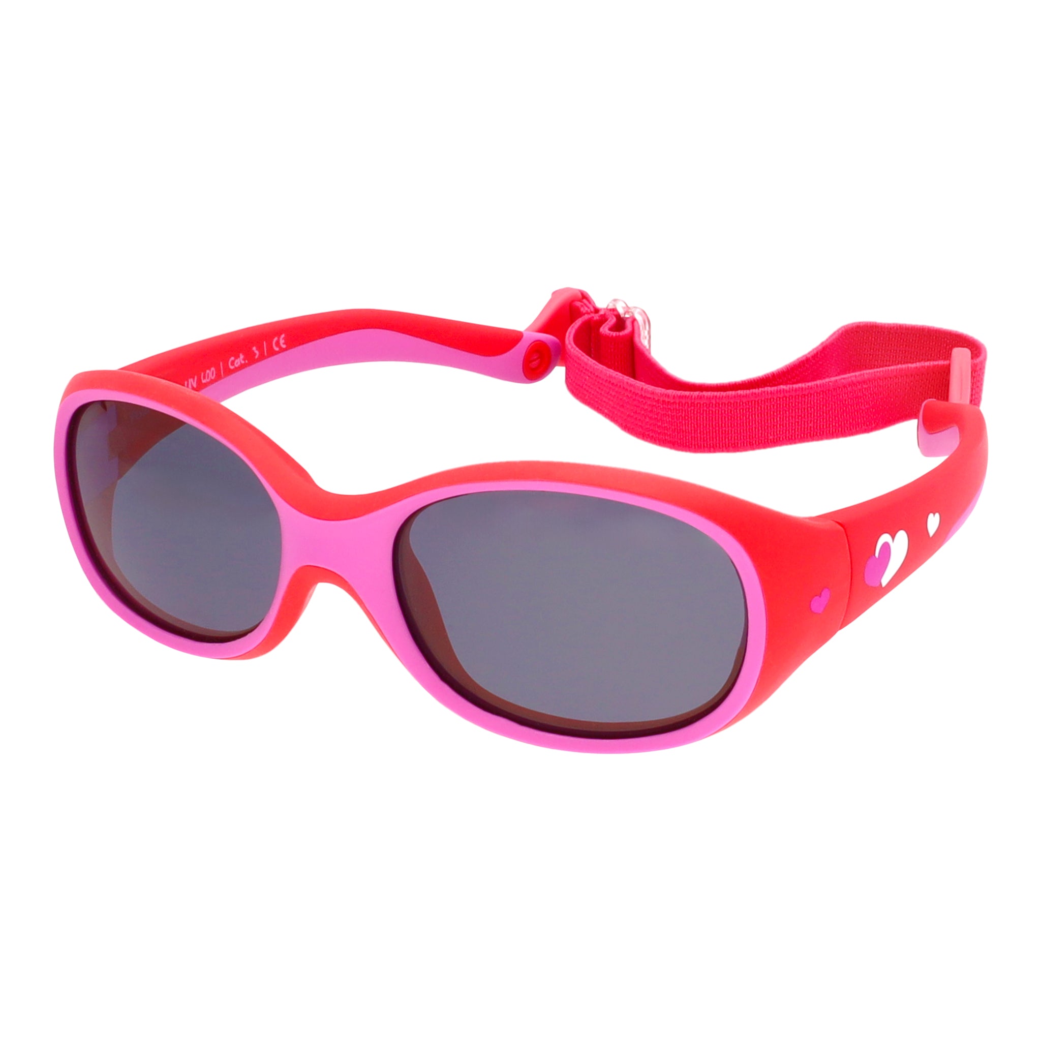 Kids Kinder-Sonnenbrille, 2 – 6 Jahre , Hearts , HYTREL Jungen Kleinkind Lotus-Effekt Mädchen Polarisiert UV400