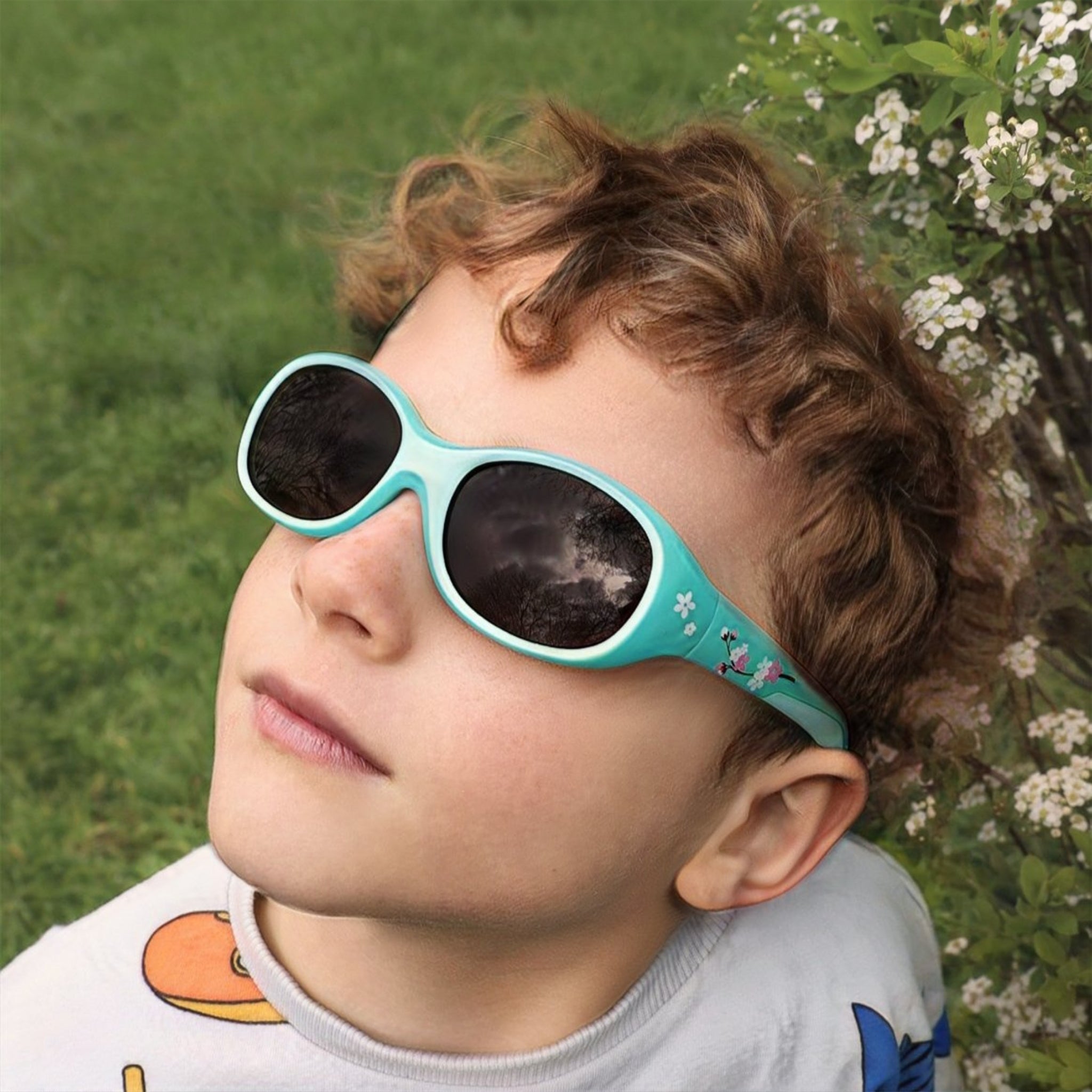 Kids Kinder-Sonnenbrille, 2 – 6 Jahre , Ninja , HYTREL Jungen Kleinkind Lotus-Effekt Mädchen Polarisiert UV400