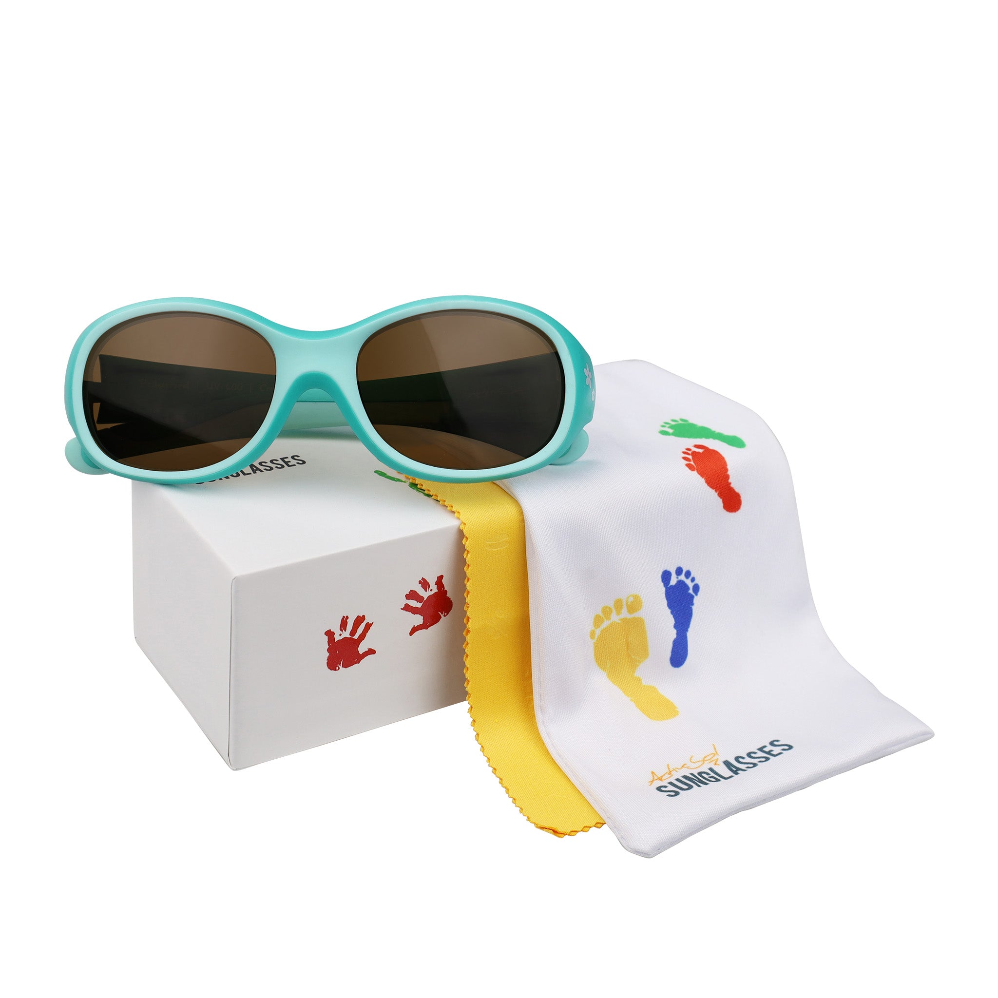 Kids Kinder-Sonnenbrille, 2 – 6 Jahre , Cherry Blossom , HYTREL Jungen Kleinkind Lotus-Effekt Mädchen Polarisiert UV400