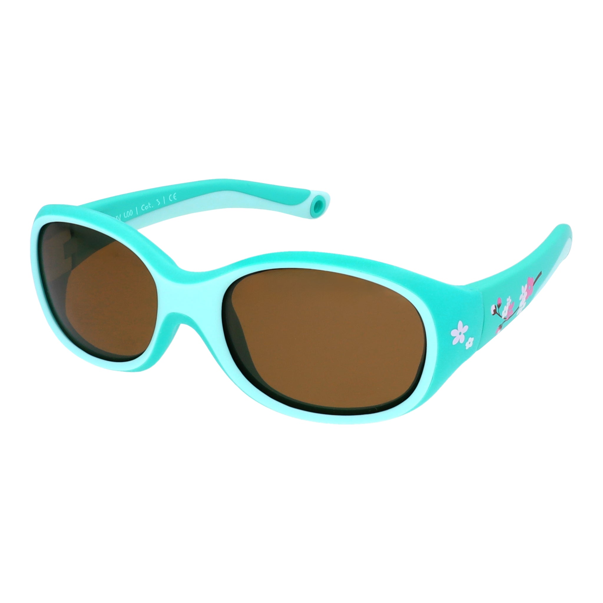 Kids Kinder-Sonnenbrille, 2 – 6 Jahre , Cherry Blossom , HYTREL Jungen Kleinkind Lotus-Effekt Mädchen Polarisiert UV400