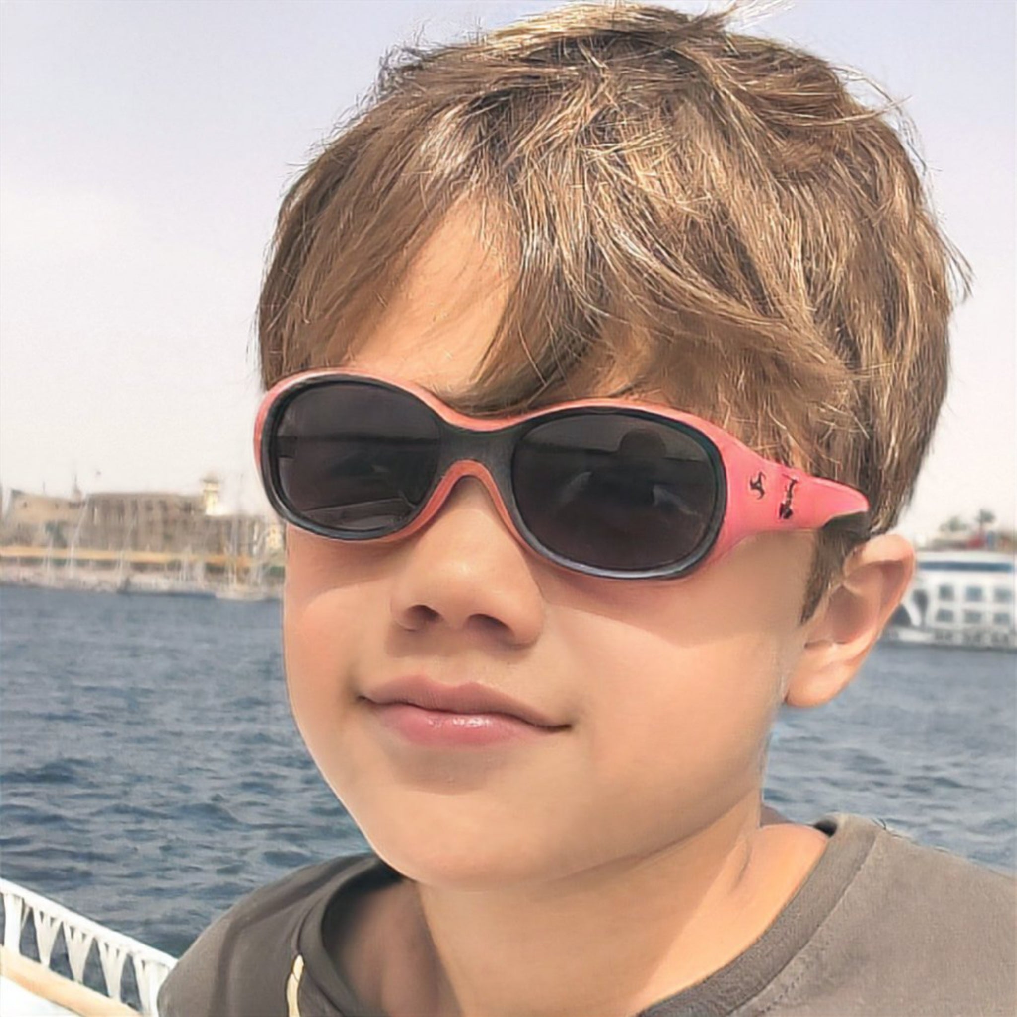 Kids Kinder-Sonnenbrille, 2 – 6 Jahre , Ninja , HYTREL Jungen Kleinkind Lotus-Effekt Mädchen Polarisiert UV400