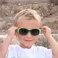 Kids Kinder-Sonnenbrille, 2 – 6 Jahre , Football , HYTREL Jungen Kleinkind Lotus-Effekt Mädchen Polarisiert UV400