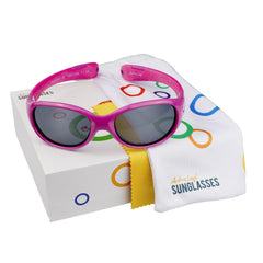 Baby-Sonnenbrille 6 - 24 Monate, Größe L , Flower , Baby HYTREL Jungen Kleinkind Lotus-Effekt Mädchen Polarisiert Unisex UV400