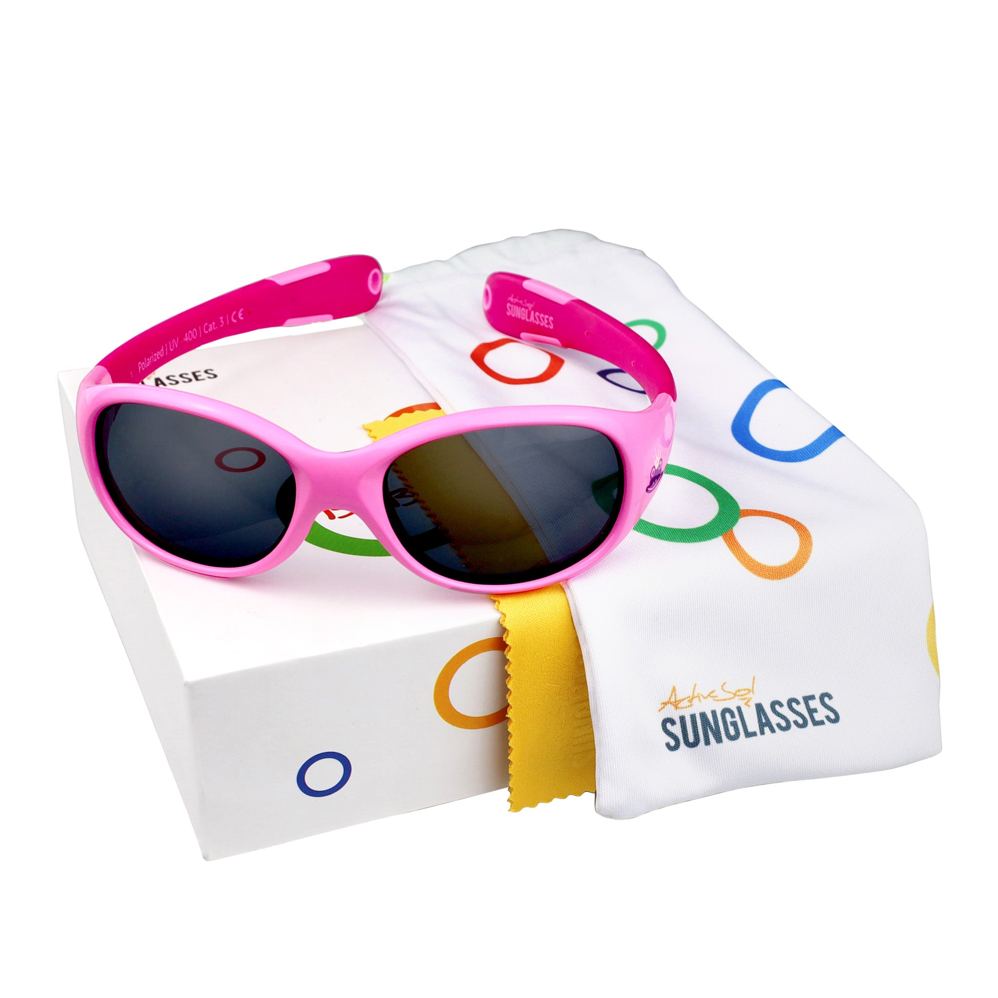 Baby-Sonnenbrille 6 - 24 Monate, Größe L , Princess , Baby HYTREL Jungen Kleinkind Lotus-Effekt Mädchen Polarisiert Unisex UV400