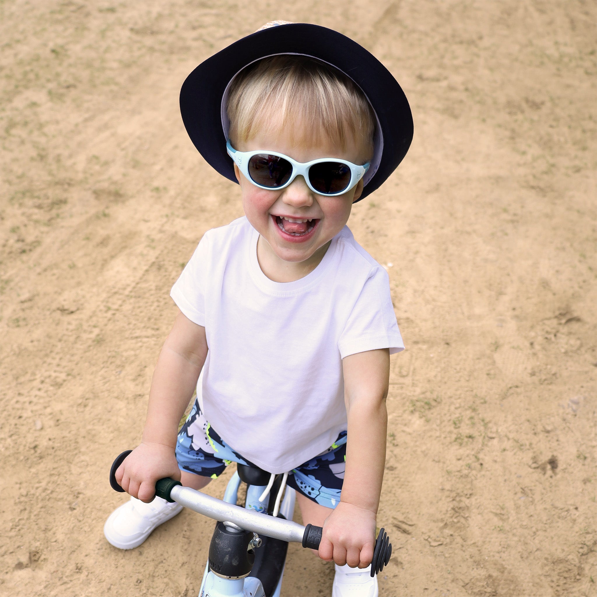 Baby-Sonnenbrille 6 - 24 Monate, Größe L , Fish , Baby HYTREL Jungen Kleinkind Lotus-Effekt Mädchen Polarisiert Unisex UV400