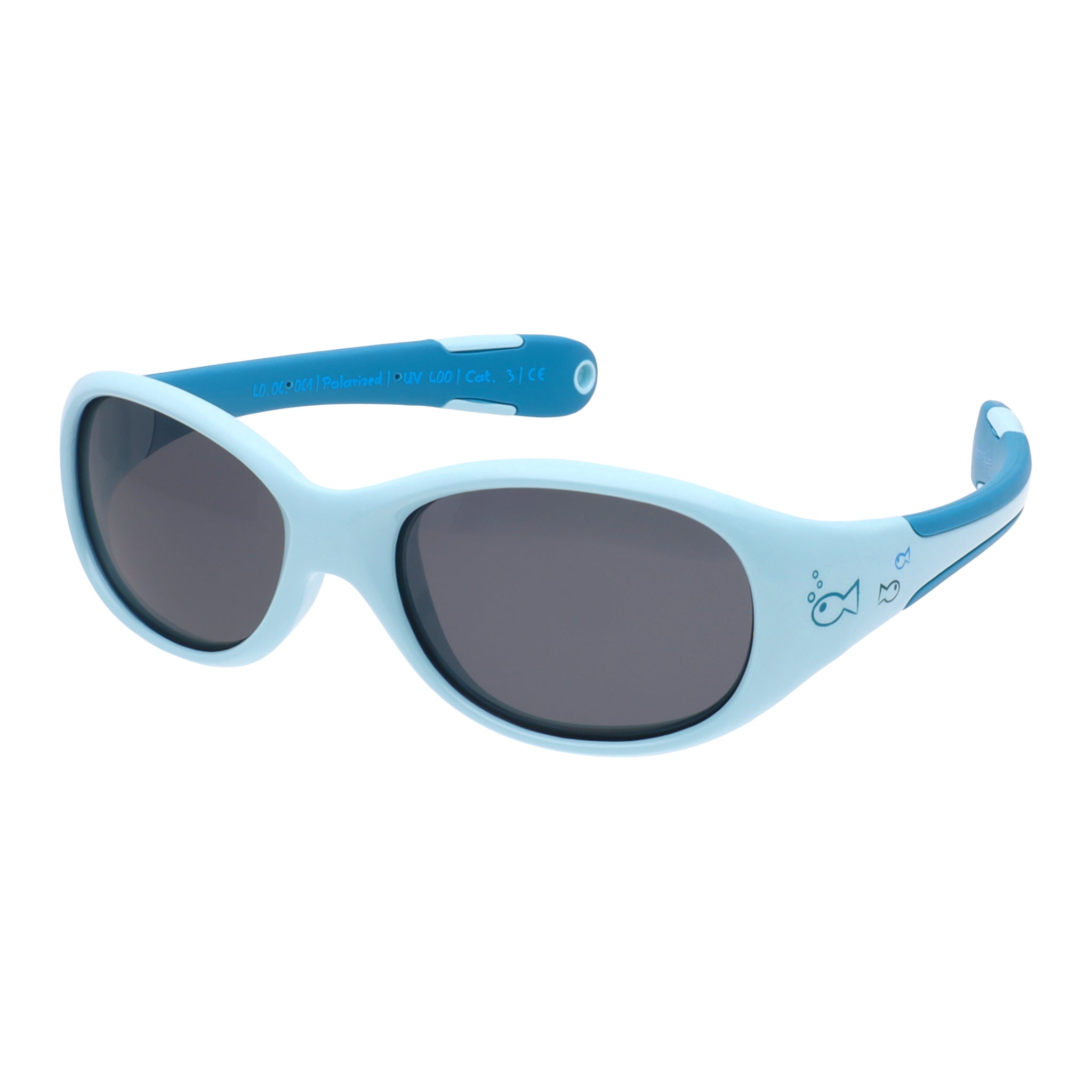 Baby-Sonnenbrille 6 - 24 Monate, Größe L , Fish , Baby HYTREL Jungen Kleinkind Lotus-Effekt Mädchen Polarisiert Unisex UV400