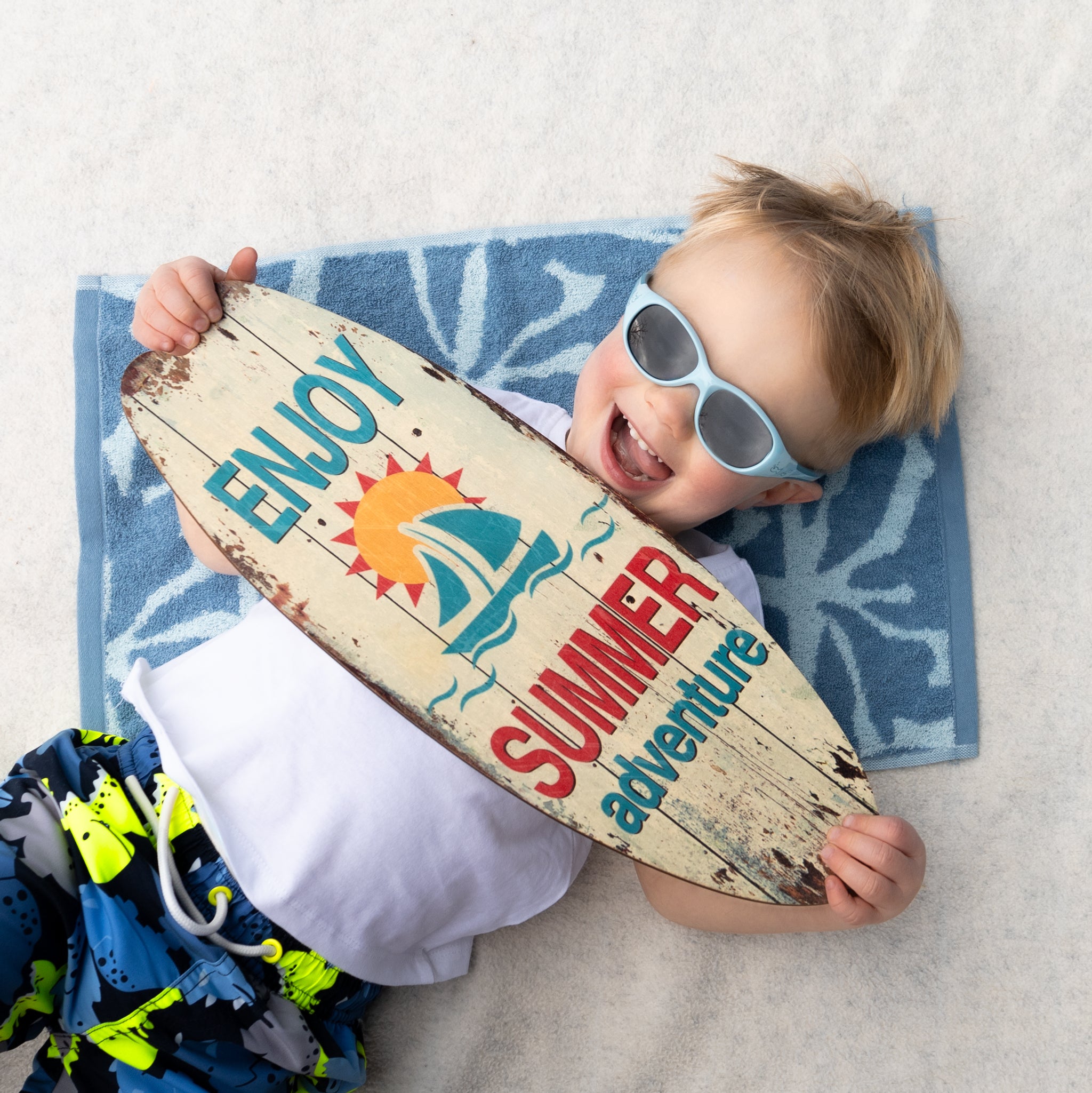 Baby-Sonnenbrille 6 - 24 Monate, Größe L , Fish , Baby HYTREL Jungen Kleinkind Lotus-Effekt Mädchen Polarisiert Unisex UV400