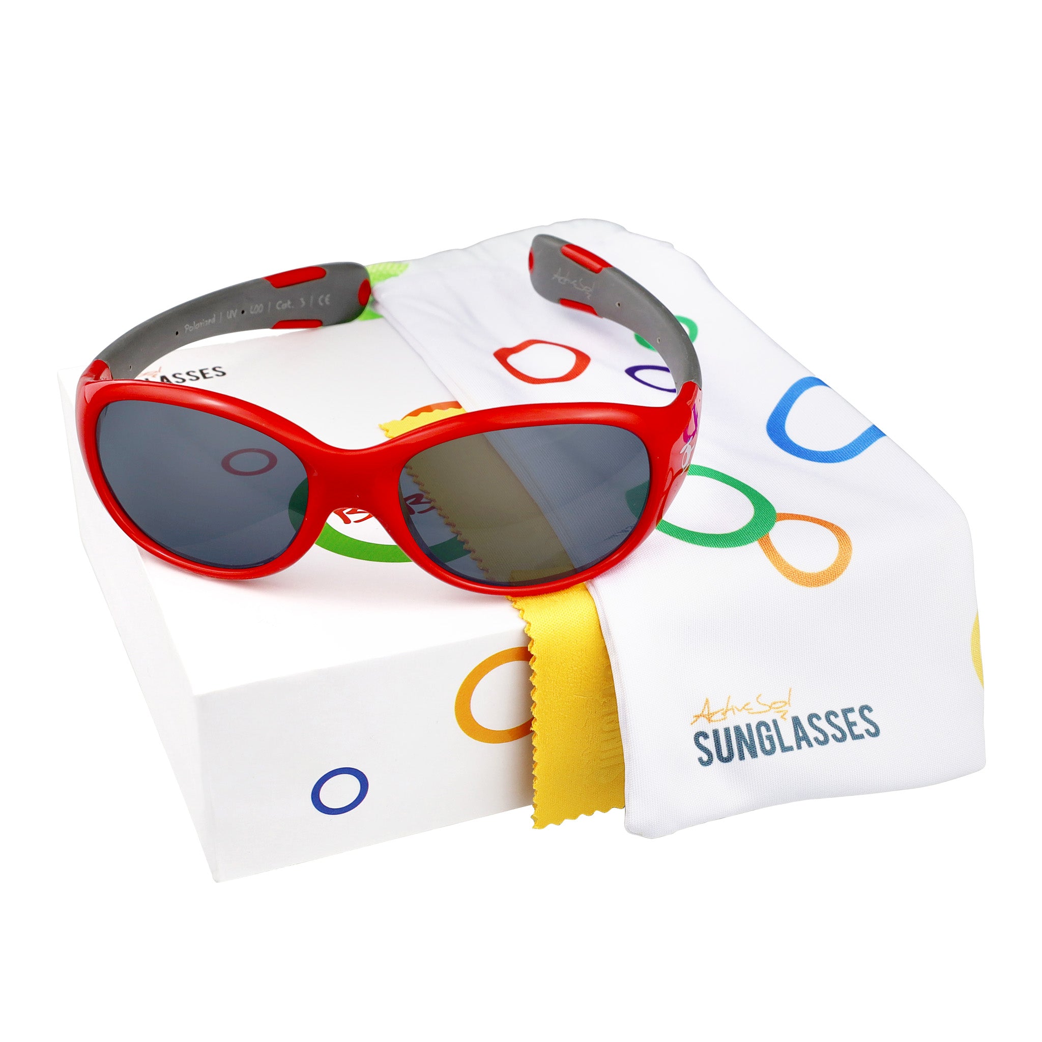 Baby-Sonnenbrille 6 - 24 Monate, Größe L , Chopper , Baby HYTREL Jungen Kleinkind Lotus-Effekt Mädchen Polarisiert Unisex UV400