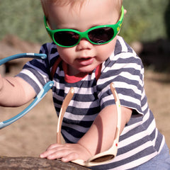 Baby-Sonnenbrille 6 - 24 Monate, Größe L , Monster , Baby HYTREL Jungen Kleinkind Lotus-Effekt Mädchen Polarisiert Unisex UV400