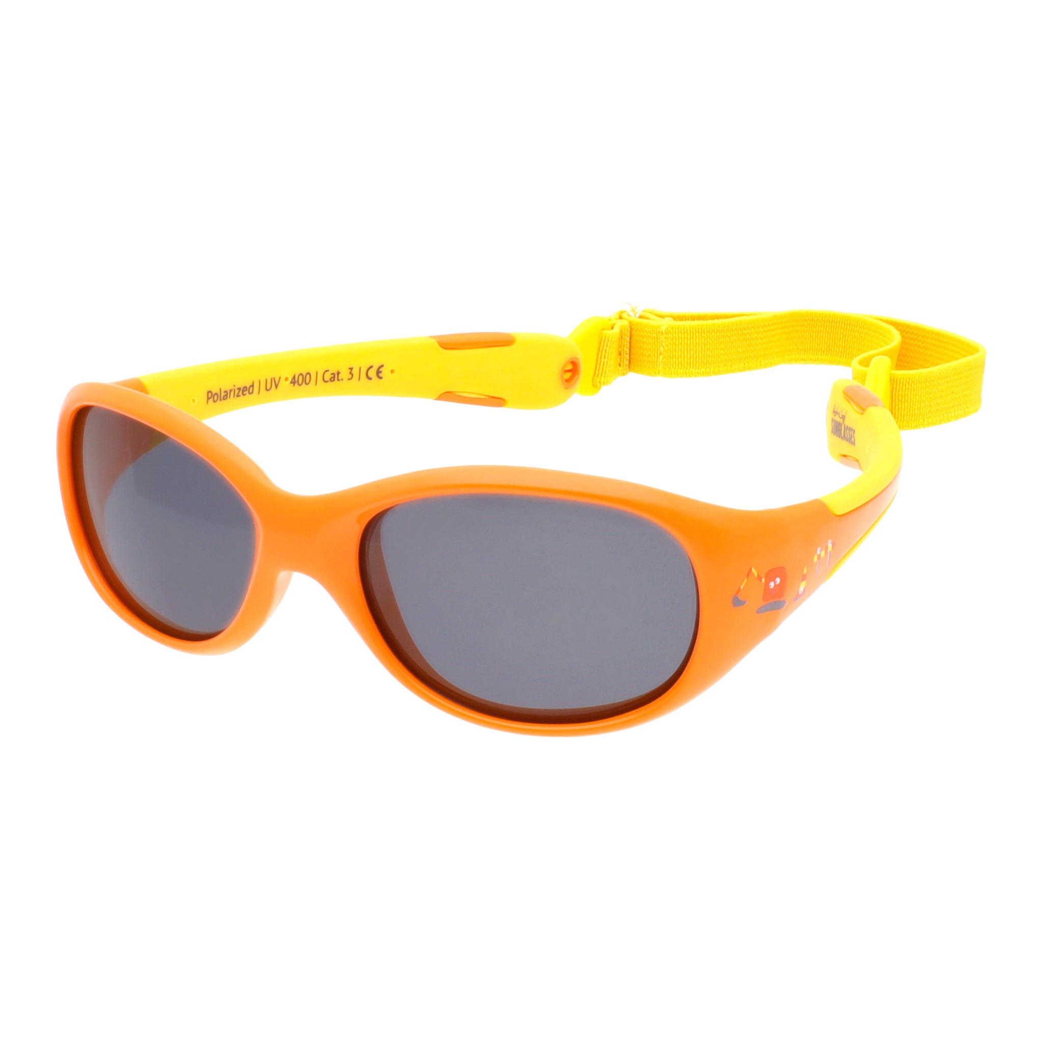 Baby-Sonnenbrille 6 - 24 Monate, Größe L , The Builder , Baby HYTREL Jungen Kleinkind Lotus-Effekt Mädchen Polarisiert Unisex UV400