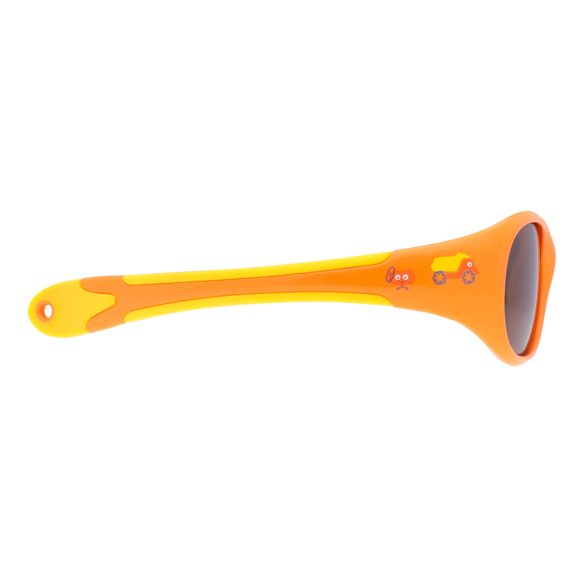 Baby-Sonnenbrille 6 - 24 Monate, Größe L , The Builder , Baby HYTREL Jungen Kleinkind Lotus-Effekt Mädchen Polarisiert Unisex UV400