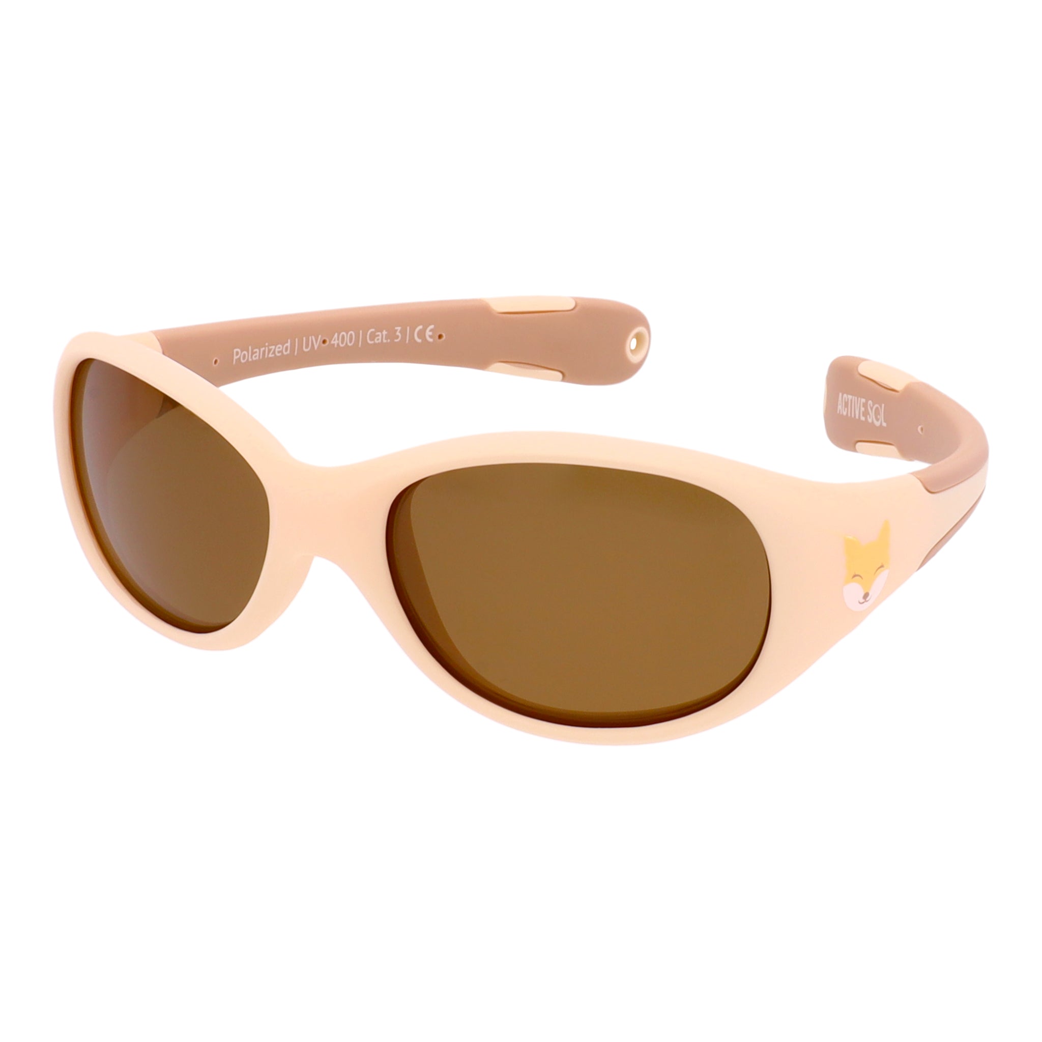Baby-Sonnenbrille Safari 6 - 24 Monate, Größe L , Fox , Baby HYTREL Jungen Kleinkind Lotus-Effekt Mädchen New Polarisiert Unisex UV400