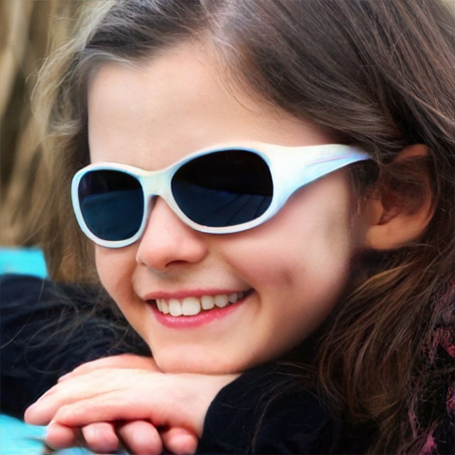 Kinder-Sonnenbrille Kids@School, 5 – 10 Jahre , Ice Pink