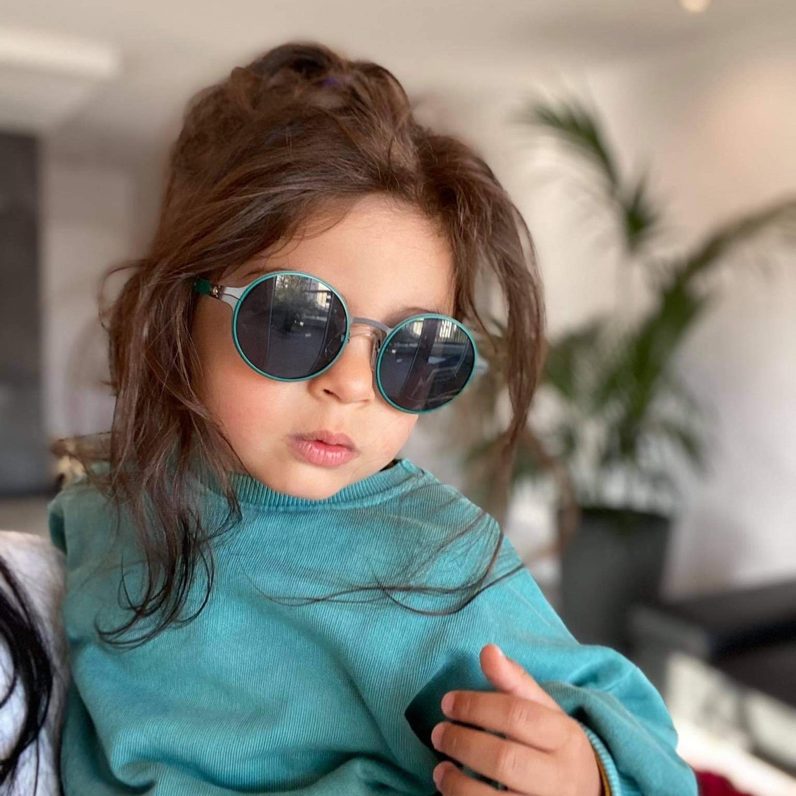 Kinder-Sonnenbrille Private Eyes, 2 - 6 Jahre, Metall-Gestell , Crocodile , Jungen Kleinkind Metall Mädchen Polarisiert UV400