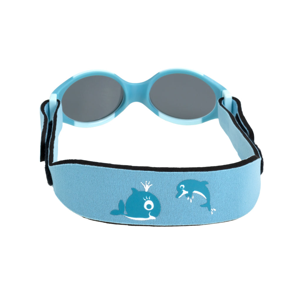 Explorer Baby-Sonnenbrille, 0 – 18 Monate , Whale & Dolphin , Baby HYTREL Jungen Kleinkind Lotus-Effekt Mädchen Polarisiert UV400