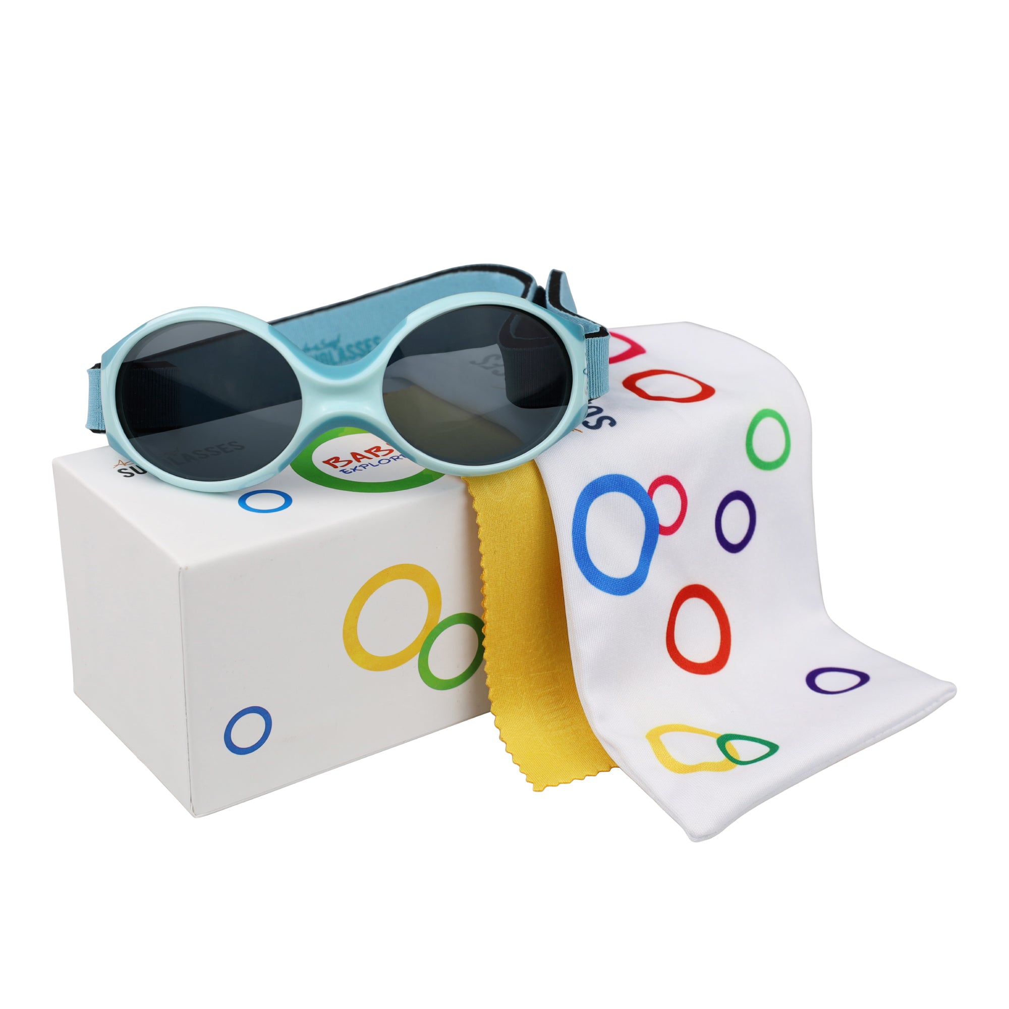 Explorer Baby-Sonnenbrille, 0 – 18 Monate , Whale & Dolphin , Baby HYTREL Jungen Kleinkind Lotus-Effekt Mädchen Polarisiert UV400