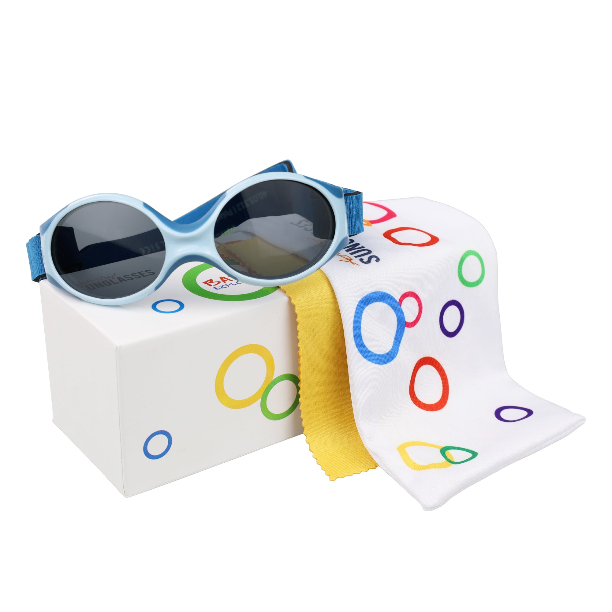 Explorer Baby-Sonnenbrille, 0 – 18 Monate , Fish , Baby HYTREL Jungen Kleinkind Lotus-Effekt Mädchen Polarisiert UV400