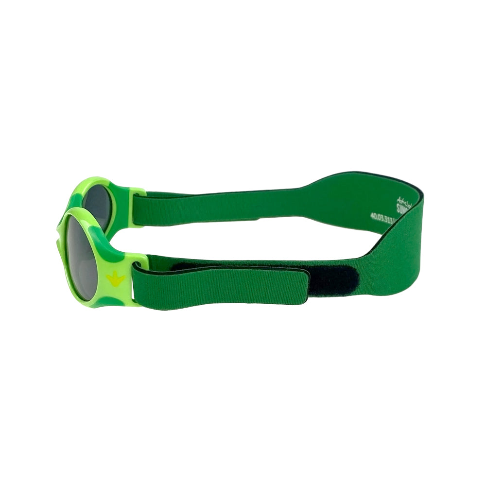 Explorer Baby-Sonnenbrille, 0 – 18 Monate , Frog , Baby HYTREL Jungen Kleinkind Lotus-Effekt Mädchen Polarisiert UV400