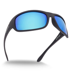 Sonnenbrille Erebos Extra Dunkel Kategorie 4 , M Blau verspiegelt , Damen Herren Kategorie 4 Polarisiert UV400