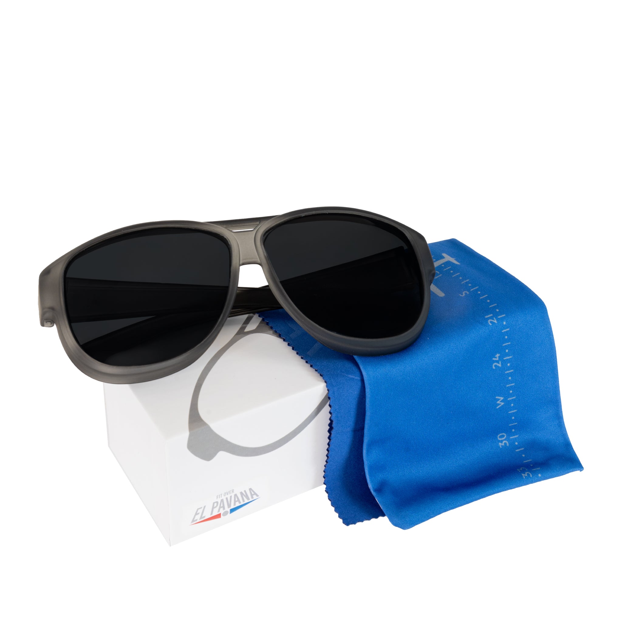 Überzieh-Sonnenbrille El Pavana, Kategorie 4 , , Brillenträger Damen Herren Kategorie 4 Lotus-Effekt Polarisiert Unisex UV400 Überzieh-Sonnenbrille