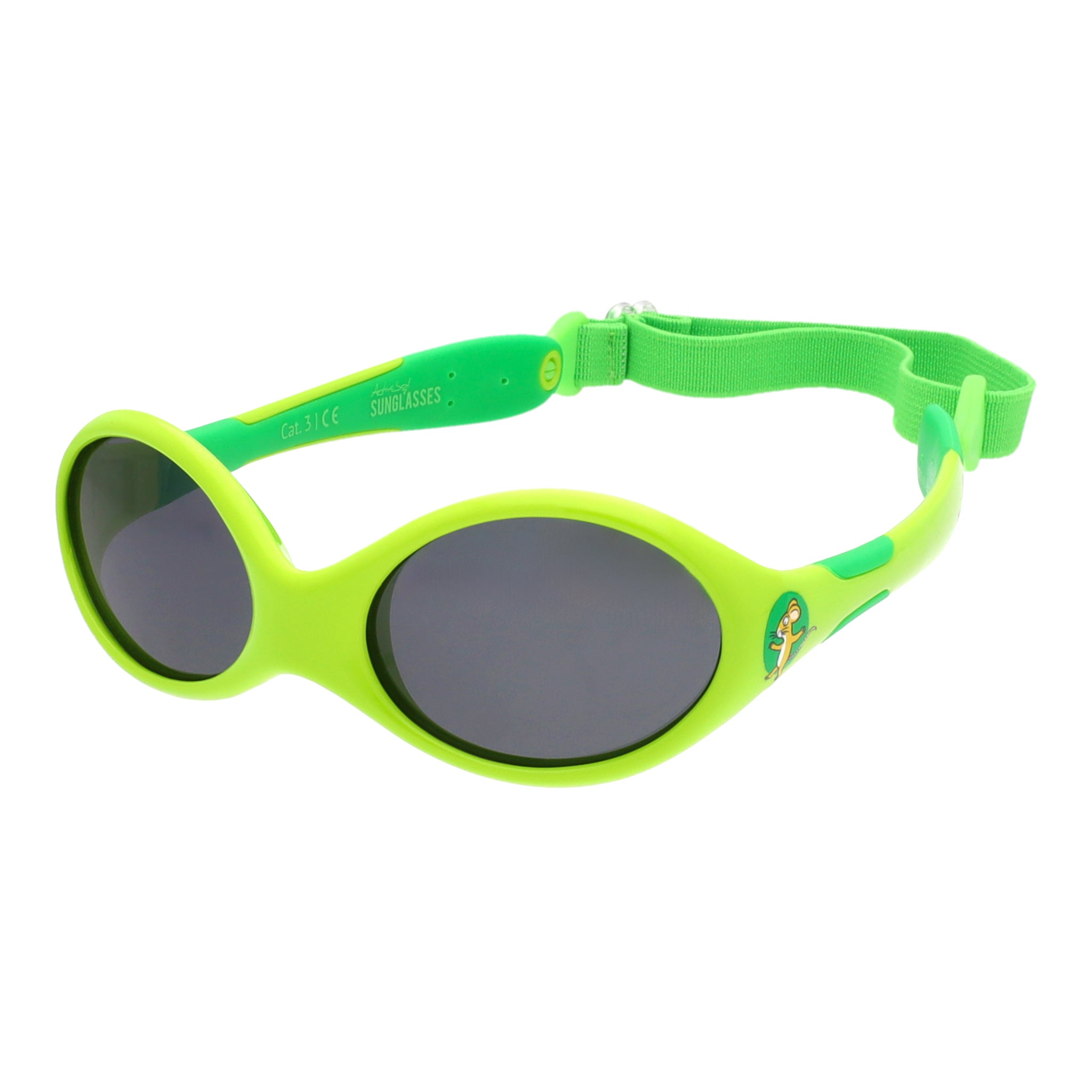 Baby-Sonnenbrille Grüffelo 0 - 18 Monate, Größe S , Lieblingsschmaus , Baby Jungen Kleinkind Lotus-Effekt Mädchen Polarisiert UV400