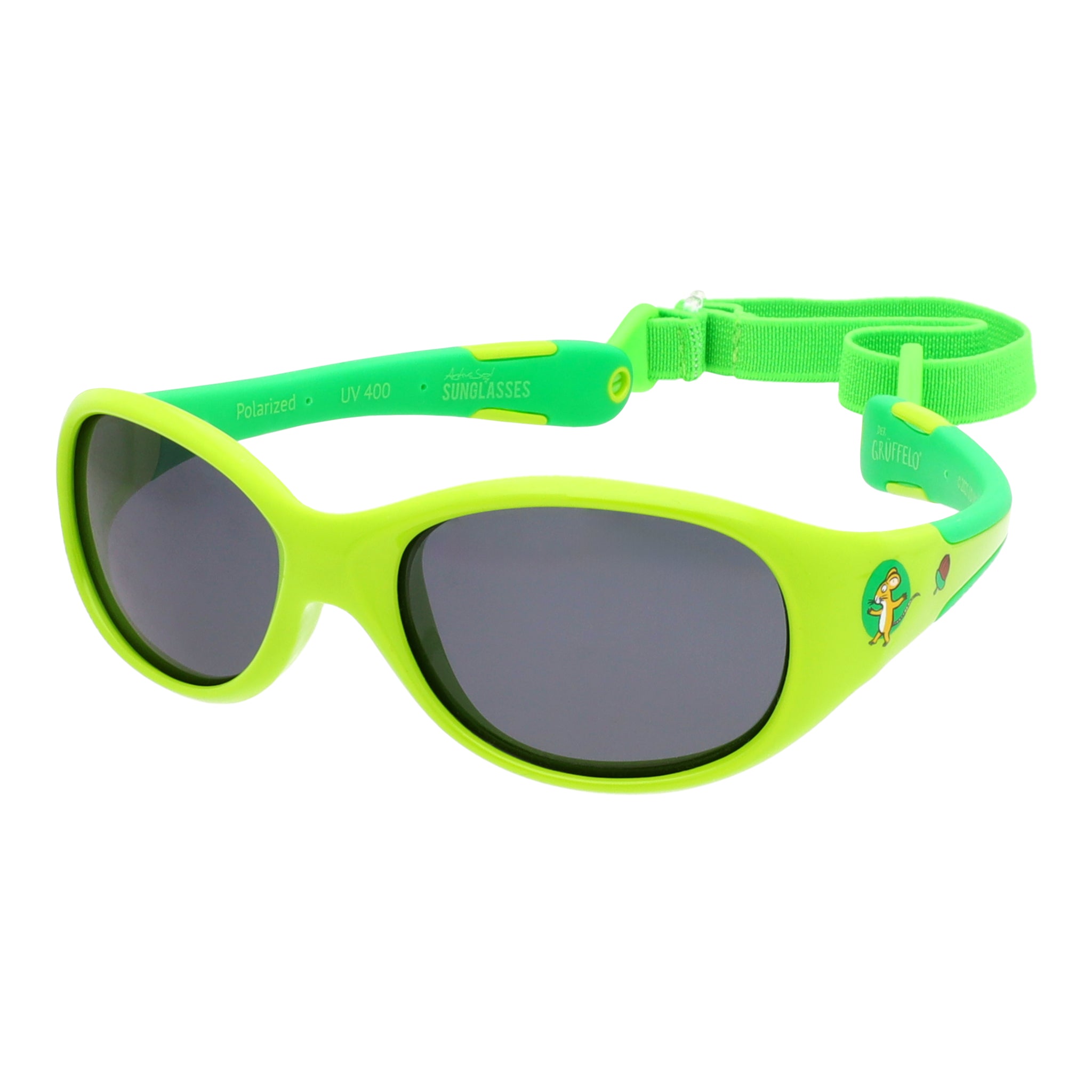 Baby-Sonnenbrille Grüffelo 6 - 24 Monate, Größe L , Lieblingsschmaus , Baby HYTREL Jungen Kleinkind Lotus-Effekt Mädchen Polarisiert UV400