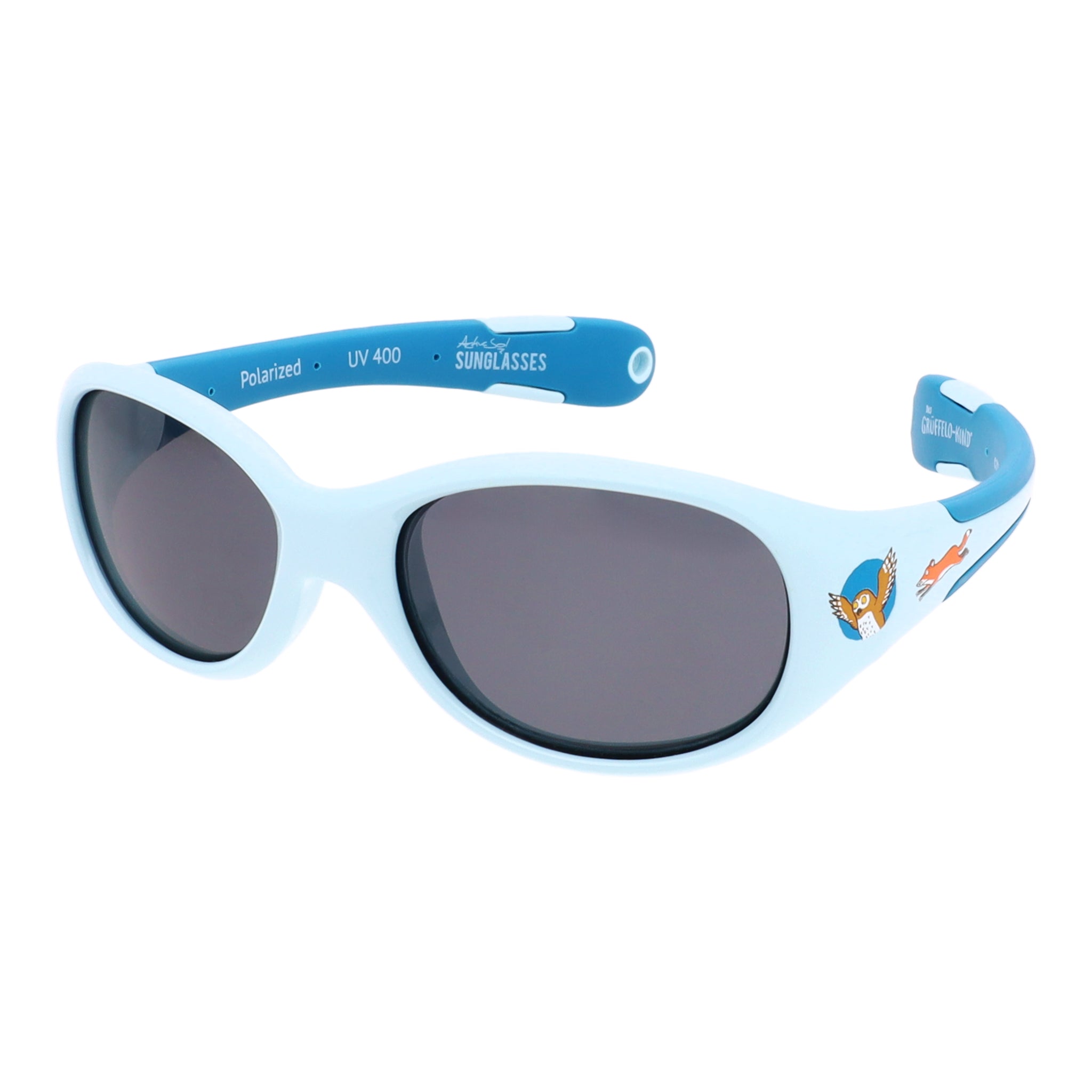 Baby-Sonnenbrille Grüffelo 6 - 24 Monate, Größe L , Grüffeloragout , Baby HYTREL Jungen Kleinkind Lotus-Effekt Mädchen Polarisiert UV400