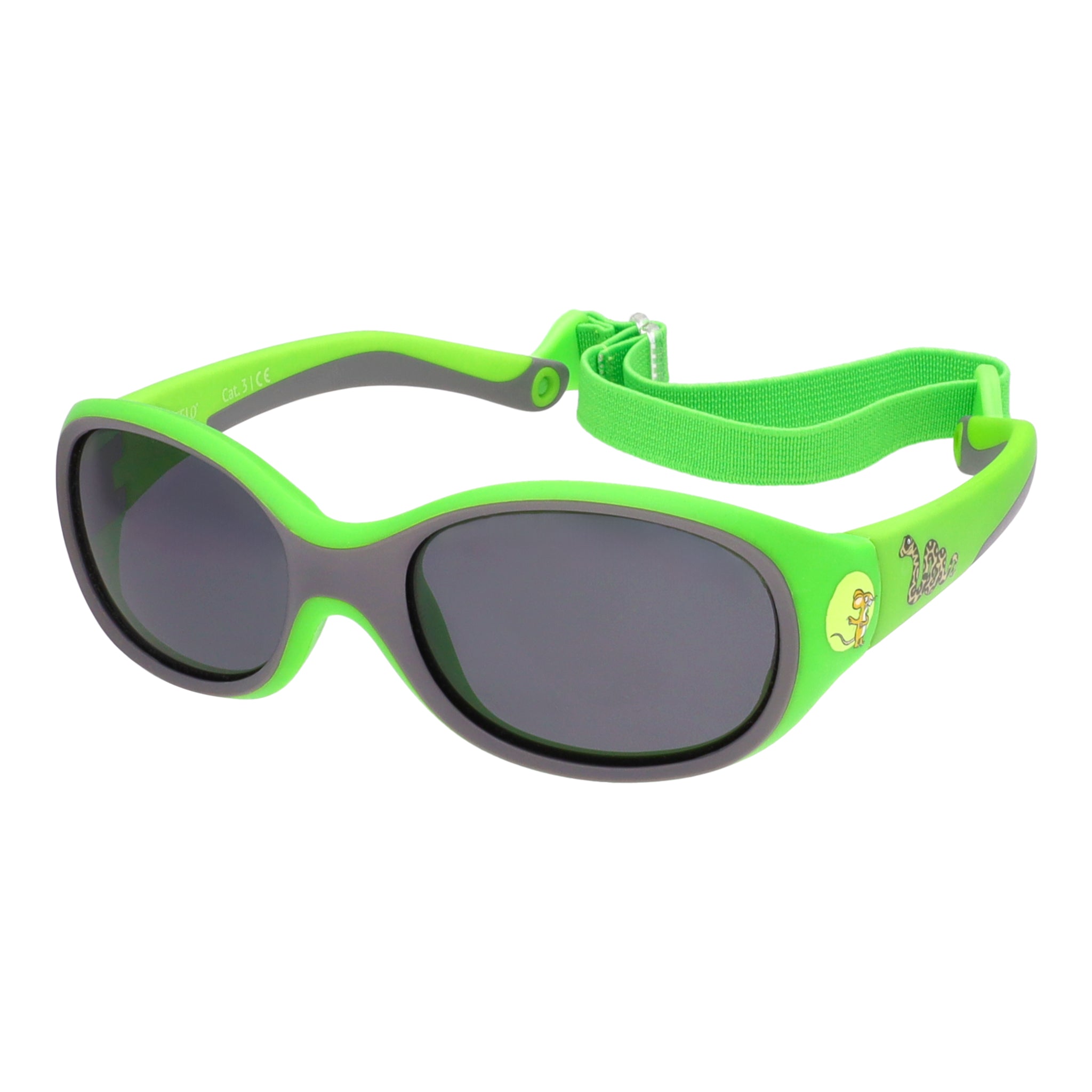 Kinder-Sonnenbrille Grüffelo, 2 - 6 Jahre , Schlangenpüree , Grüffelo Jungen Lotus-Effekt Mädchen Polarisiert UV400