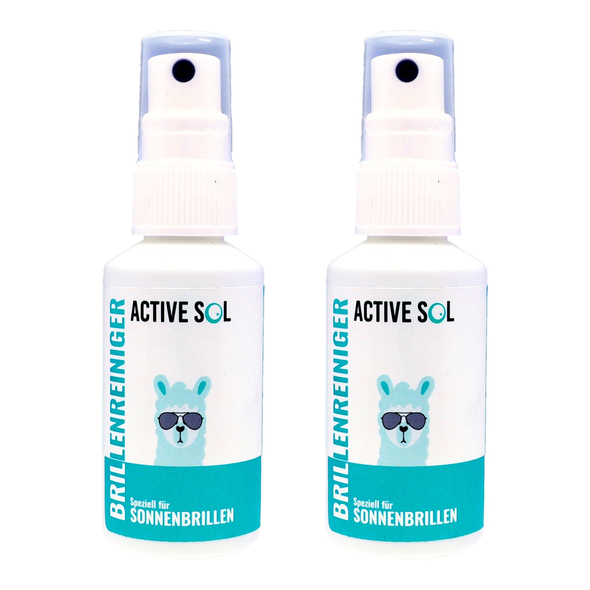 Brillenreiniger für Sonnenbrillen, ohne Alkohol , 2 x 50 ml Spray , Brillenreiniger Made in Germany New ohne Alkohol