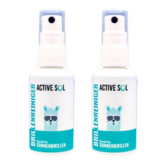 Brillenreiniger für Sonnenbrillen, ohne Alkohol , 2 x 50 ml Spray , Brillenreiniger Made in Germany New ohne Alkohol