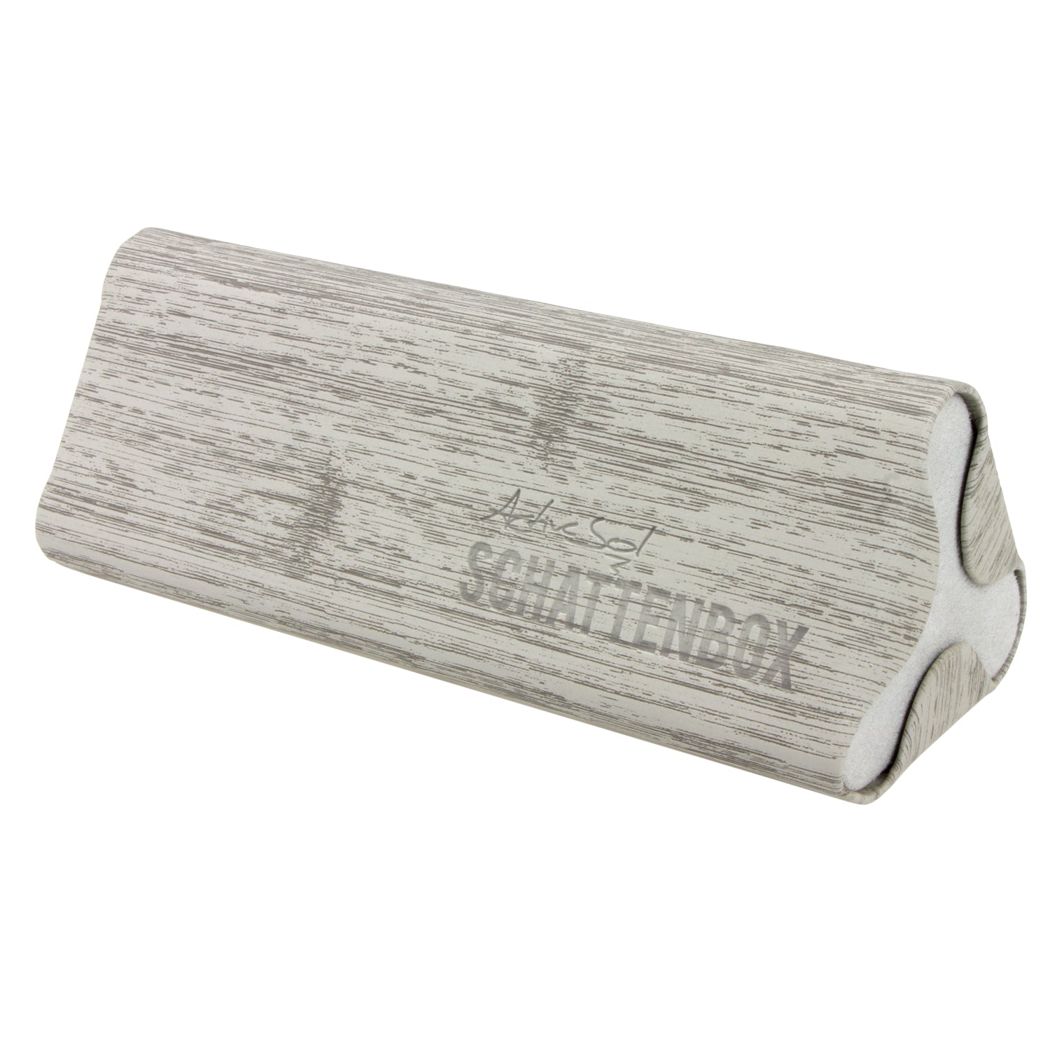 Brillenetui Schattenbox, Hardcase , M Grau , Brillenetui Hardcase Unisex