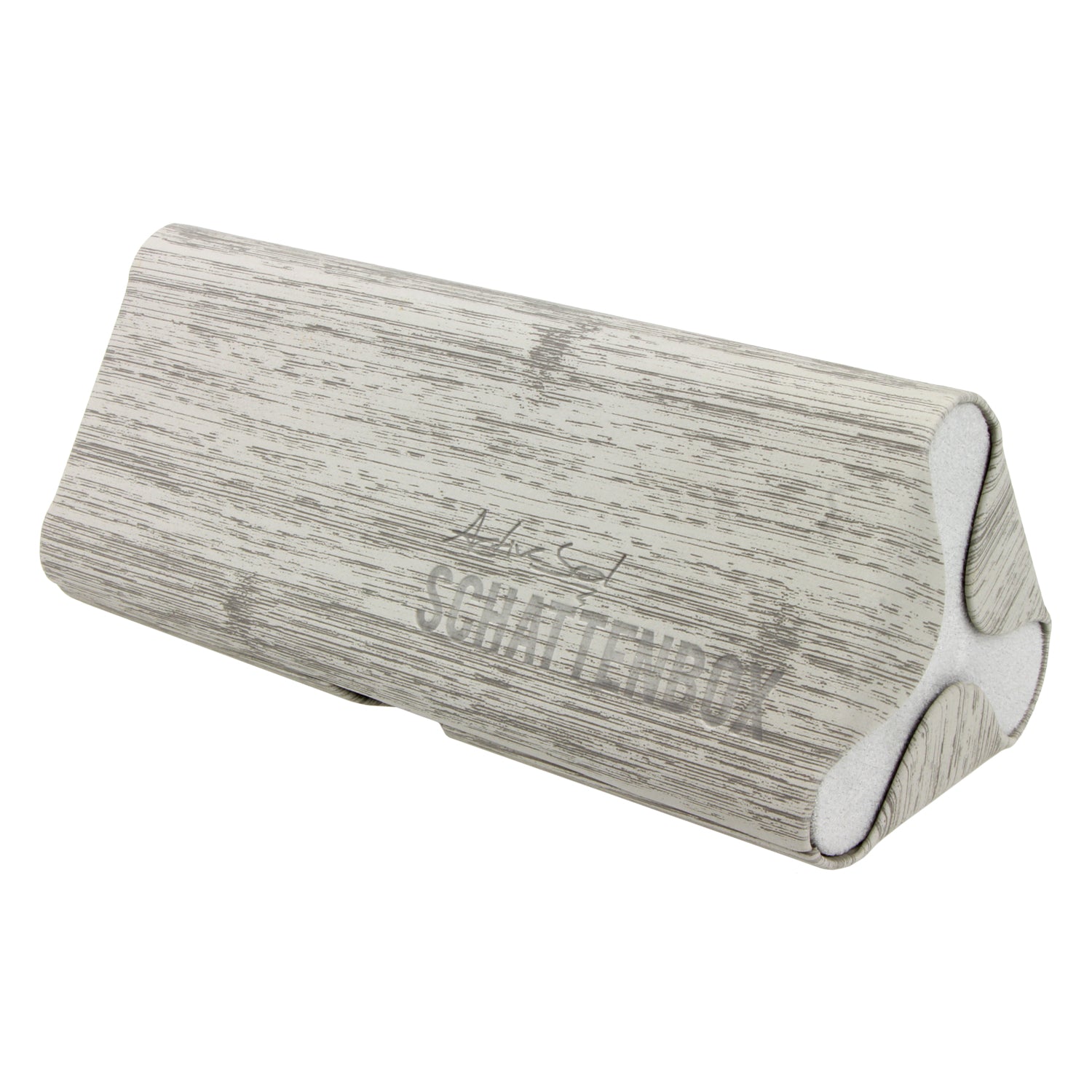 Brillenetui Schattenbox, Hardcase , L Grau , Brillenetui Hardcase Unisex