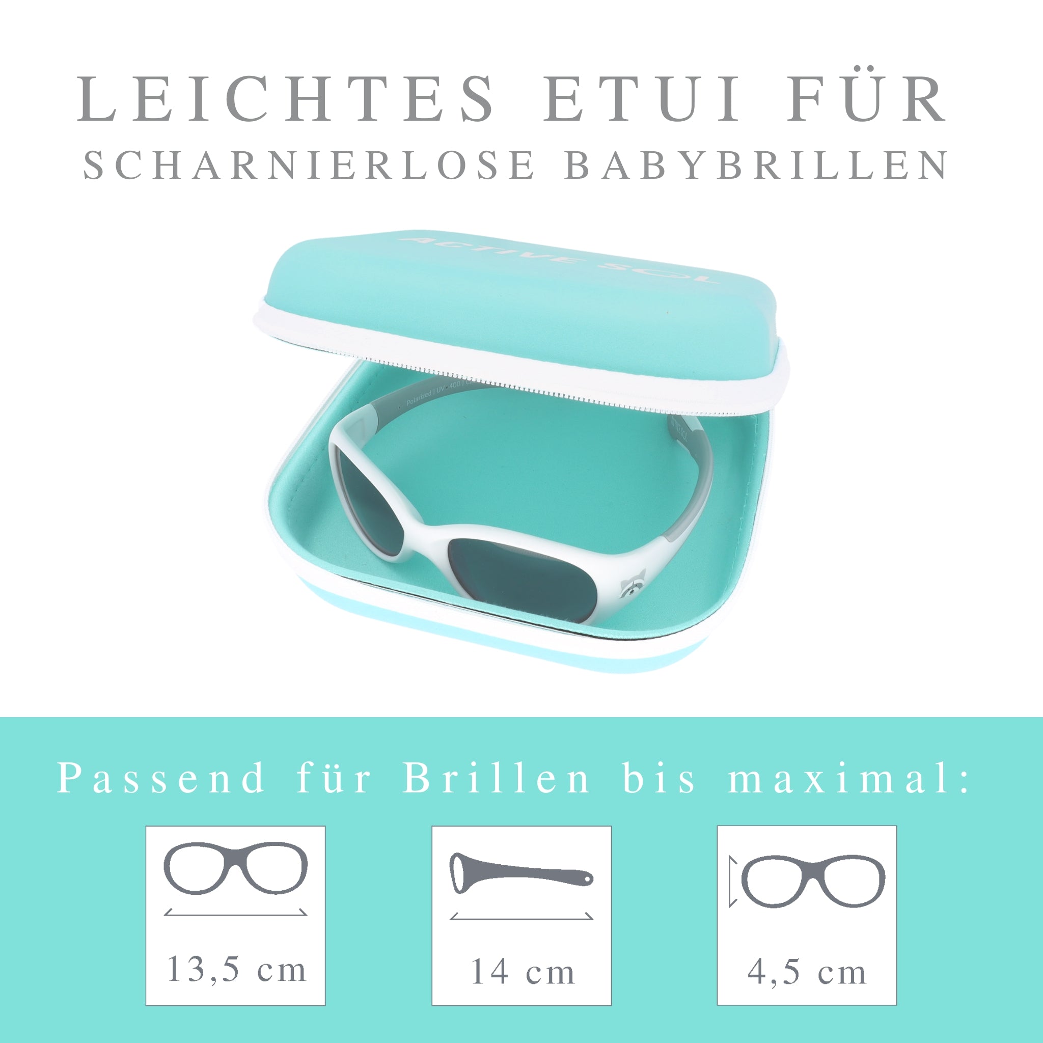 Brillenetui Schattenbox, Baby - für scharnierlose Brillen , , Baby Brillenetui Hardcase New Unisex