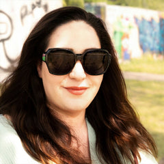 Überzieh-Sonnenbrille Hera, Damen , Schwarz , Brillenträger Damen Kategorie 3 Lotus-Effekt Polarisiert Unisex UV400 Überzieh-Sonnenbrille