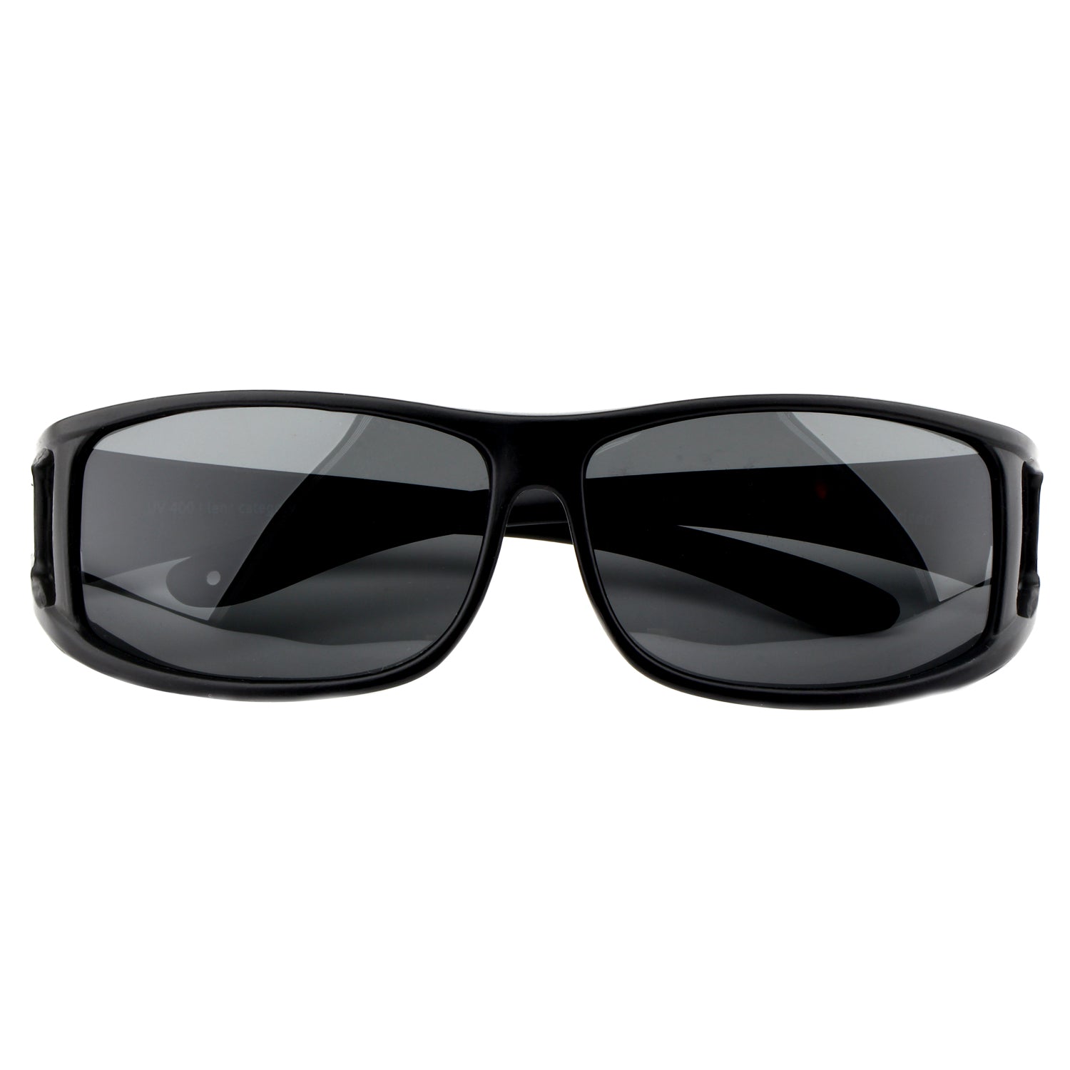 Überzieh-Sonnenbrille Classic, Herren , Schwarz matt , Brillenträger Herren Lotus-Effekt Polarisiert Unisex UV400 Überzieh-Sonnenbrille