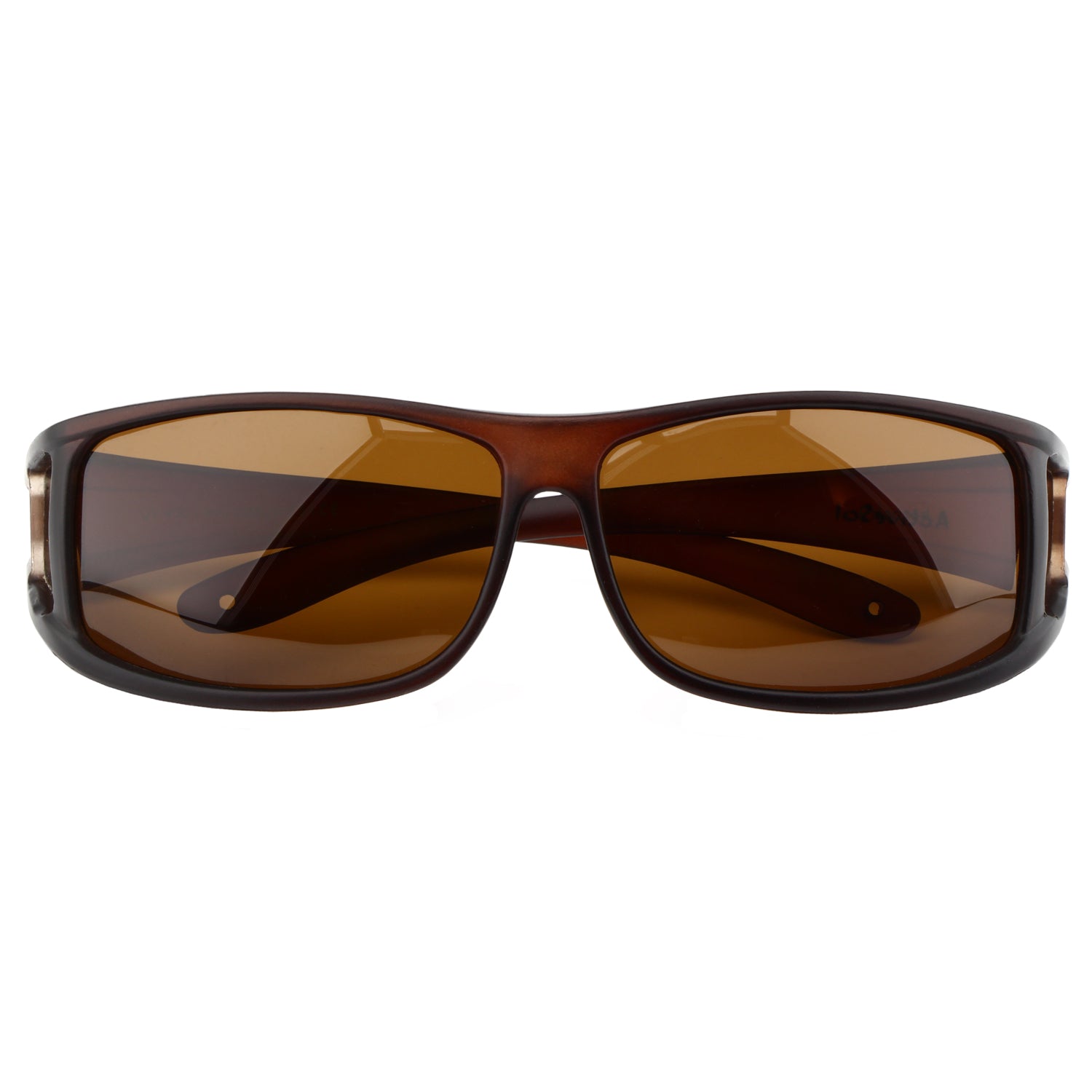 Überzieh-Sonnenbrille Classic, Herren , Braun matt , Brillenträger Herren Lotus-Effekt Polarisiert Unisex UV400 Überzieh-Sonnenbrille
